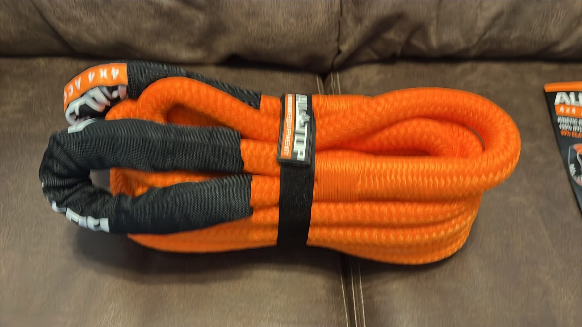 ALL-TOP Kinetic Recovery Rope, 48000Lbs, 1in x 30ft, Heavy Duty 30+% Elasticity, 16000Lbs Work Load Limit for 4x4 Offroad Vehicle customer photo 2