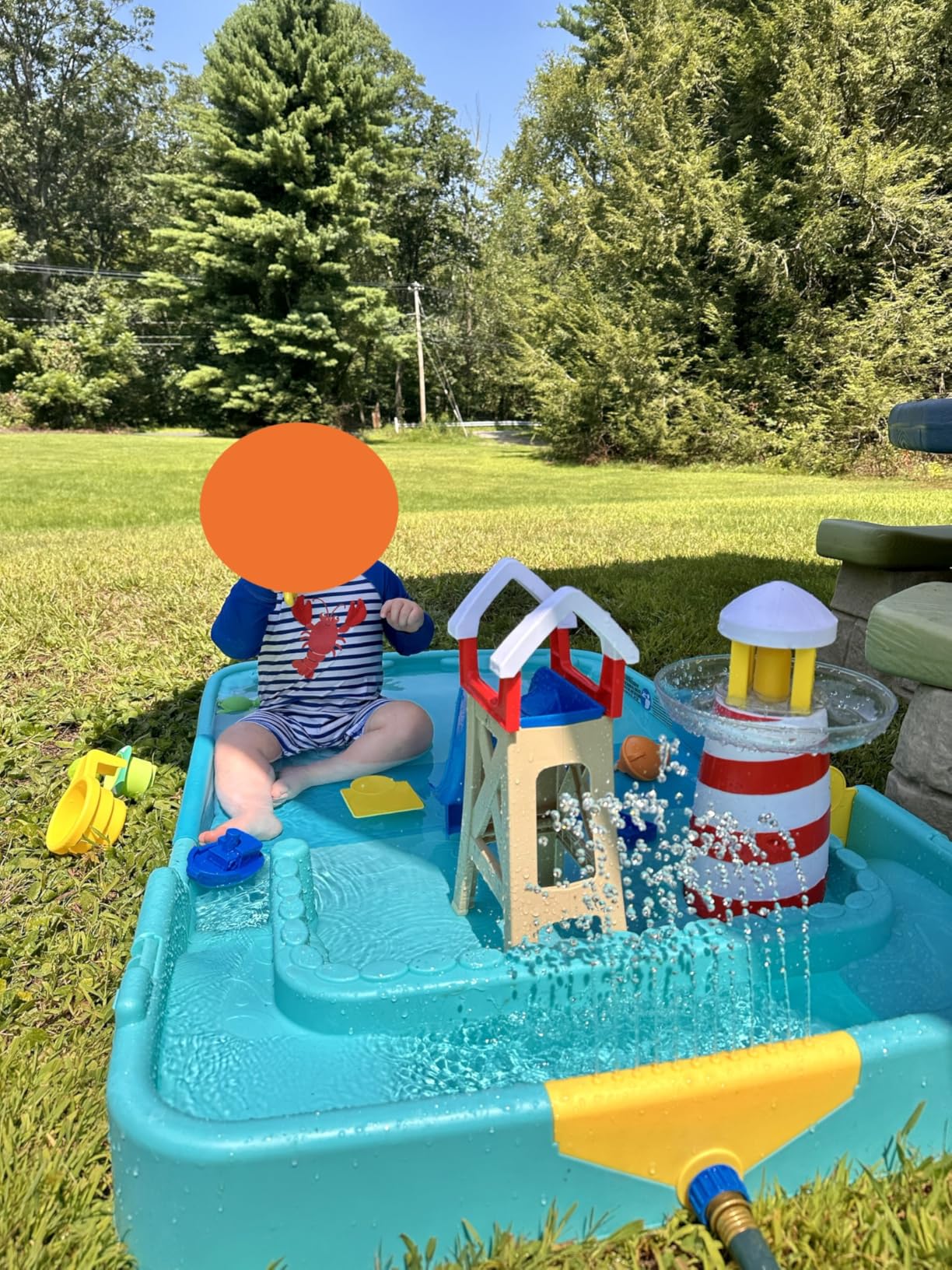 Little Tikes Splash Beach Water Table Splash Pad for Kids, Boys, Girls Ages 2+ Years customer photo 2