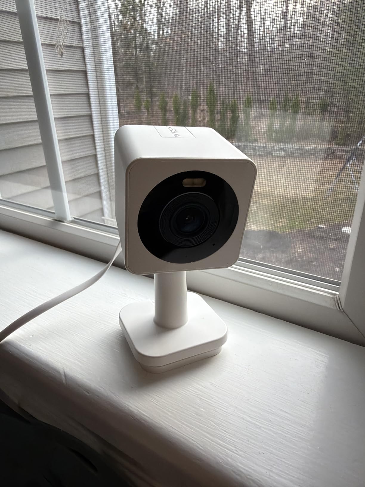 WYZE Cam OG Indoor/Outdoor Security Camera with Color Night Vision | White 1080p Wi-Fi camera for monitoring with built-in spotlight, motion detection, 2-way audio; works with Alexa and Google customer photo 1