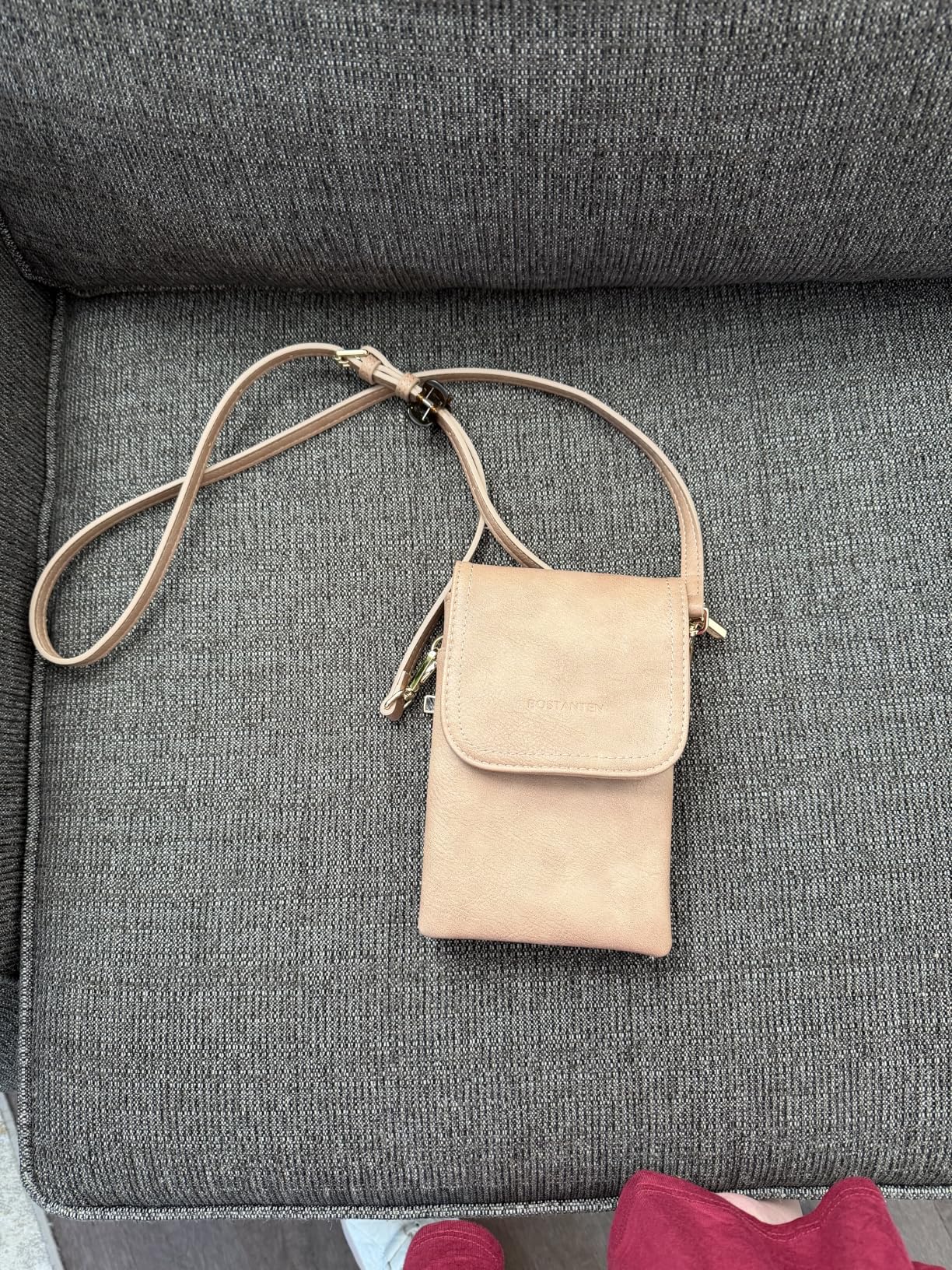 BOSTANTEN Small Crossbody Bag for Women Designer Cell Phone Purse | Vegan Leather, Multiple Pockets, Card Slots, Compact Size for Phone, Cards and Keys, Daily Travel Shopping Use customer photo 1