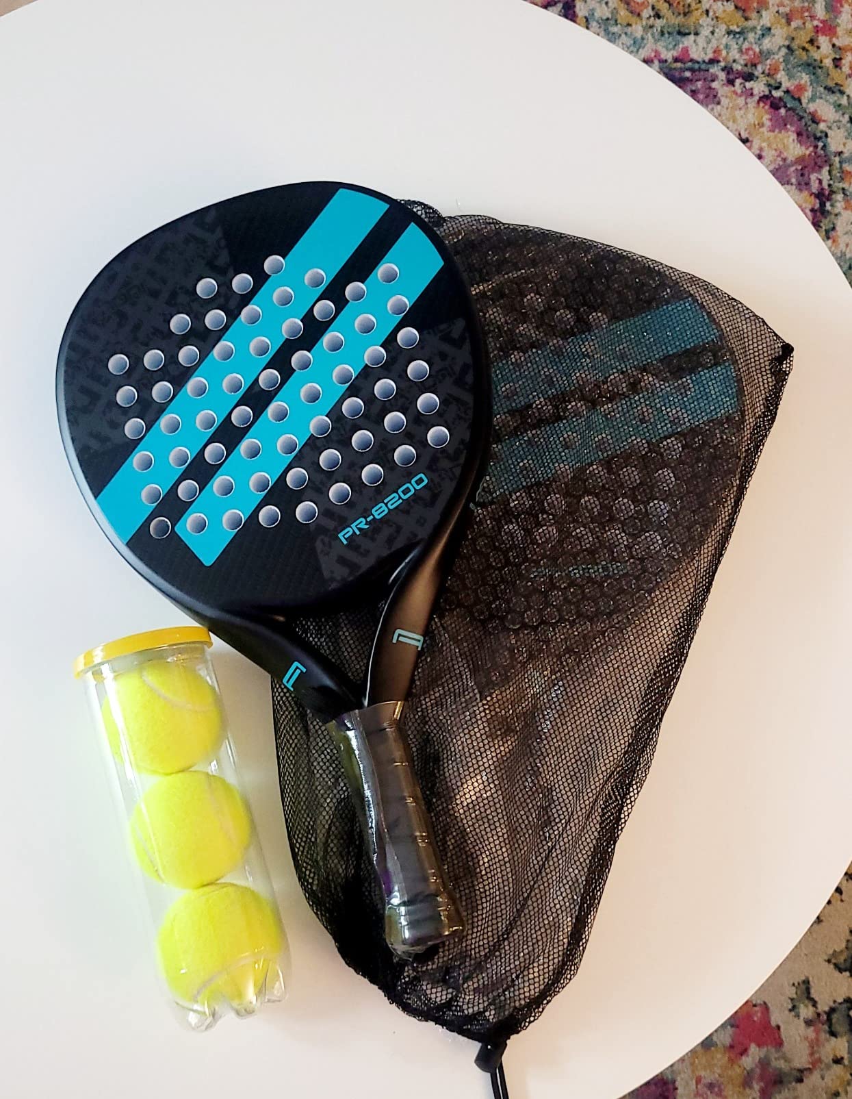 ianoni Padel Racket Carbon Fiber Surface with EVA Memory Flex Foam Core customer photo 1