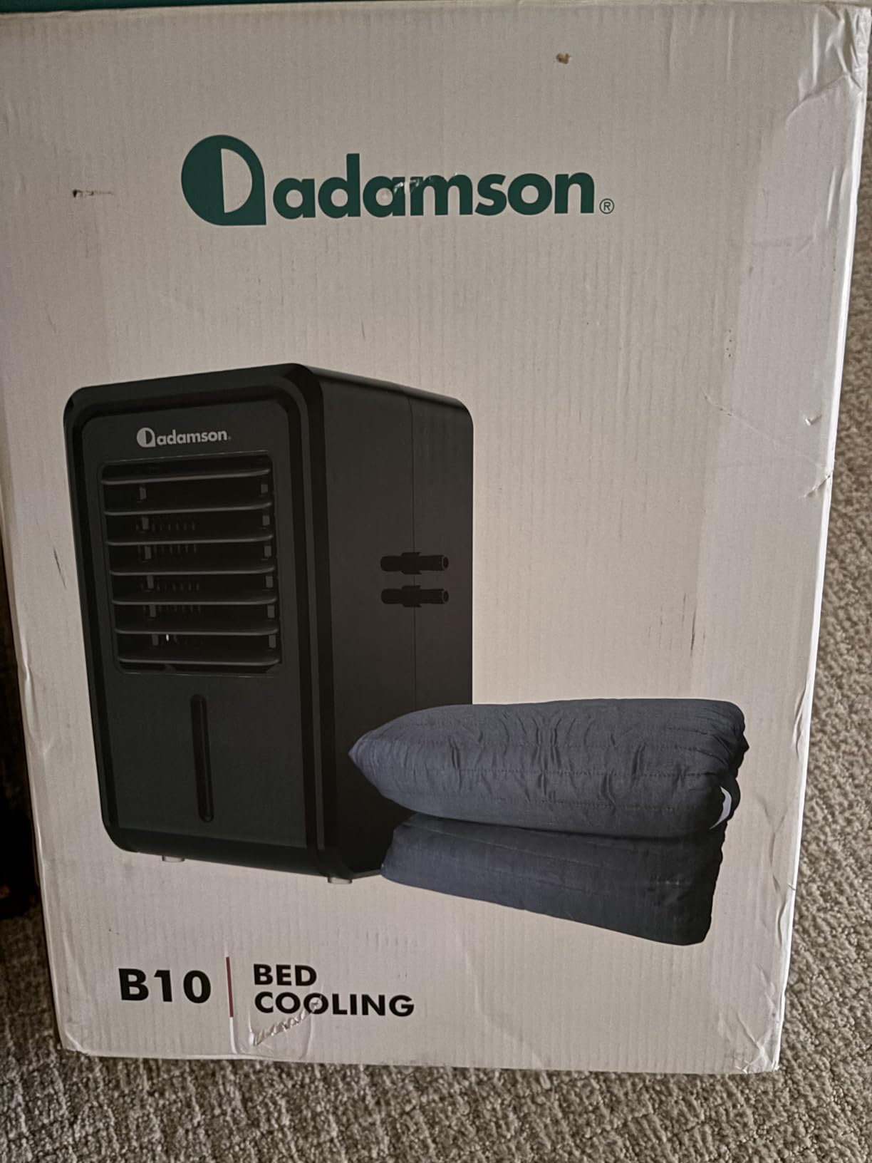 B10 Bed Cooling System Twin - Cooling Mattress Pad for Hot Sleepers | Beat night sweats without breaking the bank - 100% cotton cooling mattress topper, cools 7-12°F, 4 speeds & remote. customer photo 1