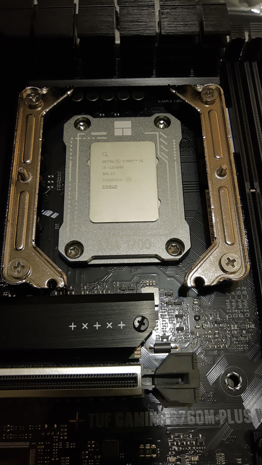 Thermalright Intel 12th/13/14th Generation LGA1700 Anti-Bending Buckle, Curved Pressure Plate, CPU Fixing Buckle, Fully Fitted and Fixed Without Trace Installation (Gray) customer photo 2