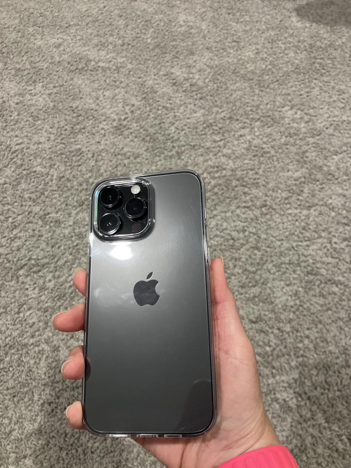 TENOC Phone Case Compatible with iPhone 13 & iPhone 14, Clear Case Shockproof Protective Bumper Slim Cover customer photo 1