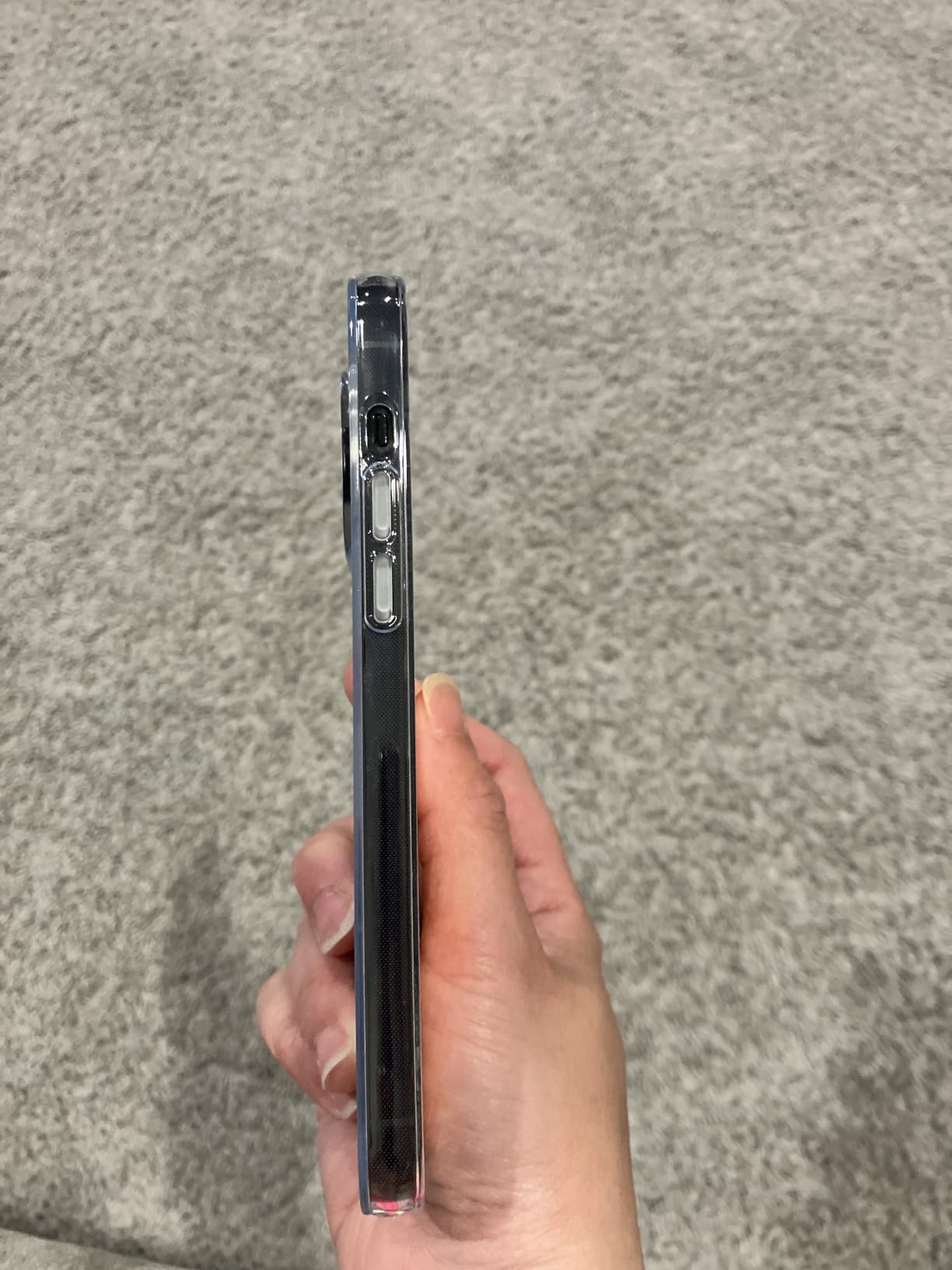 TENOC Phone Case Compatible with iPhone 13 & iPhone 14, Clear Case Shockproof Protective Bumper Slim Cover customer photo 2