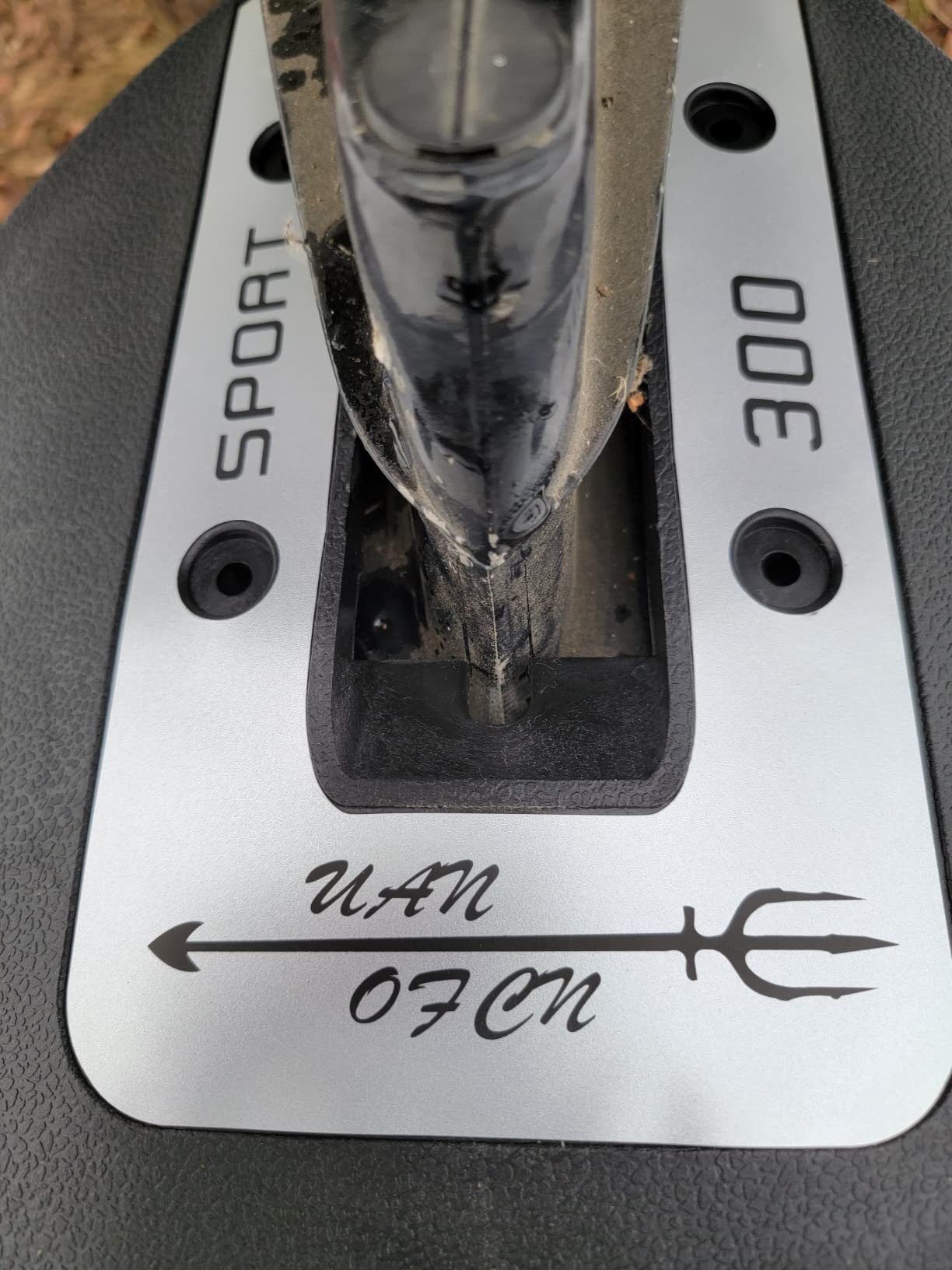 FO2003 Whale Tail Hydrofoil Stabilizer for 40 to 300 HP Outboard Motors and Sterndrive Engines Universal Silver customer photo 2