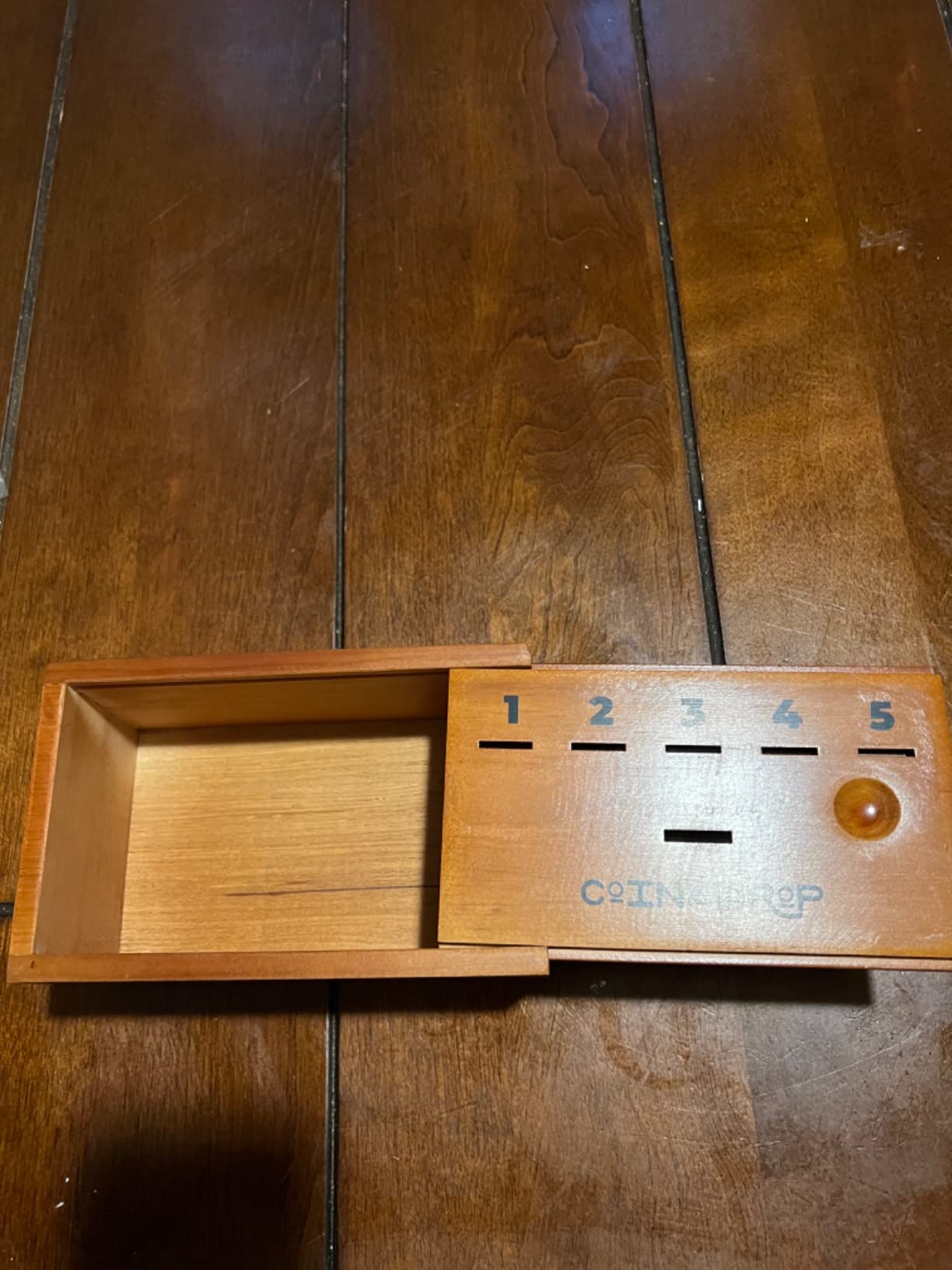 Swooc Games - Coin Drop | Simple + Strategic Dice Games for Families with Coins Included for 2-6 Players | Works W/Pennies Too | Get Rid of Coins to Win | Board Games for Kids | Penny Game Wood Box customer photo 2