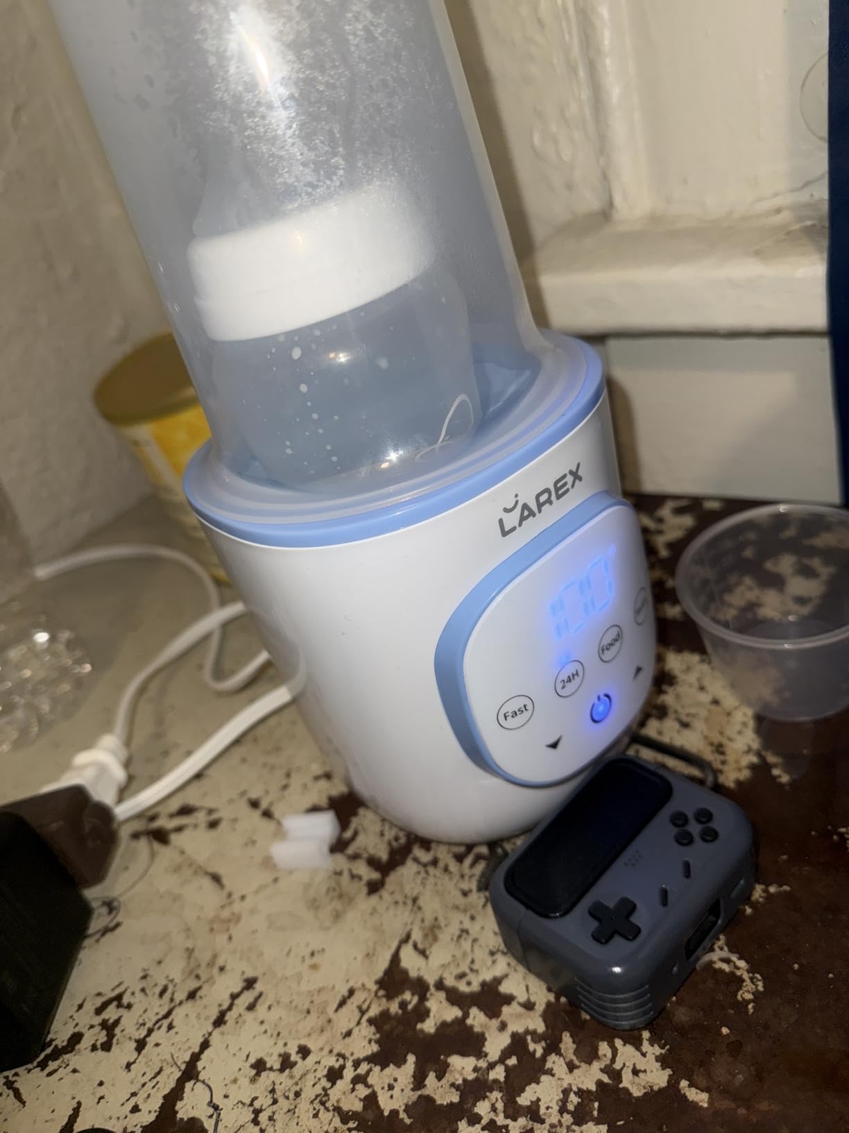 LAREX Bottle Warmer, Fast Baby Bottle Warmer for Breastmilk and Formula, with Timer and Accurate Temp Control, 8 in 1 Baby Milk Warmer BPA Free with Digital Display, Bottle Warmers for All Bottles customer photo 2