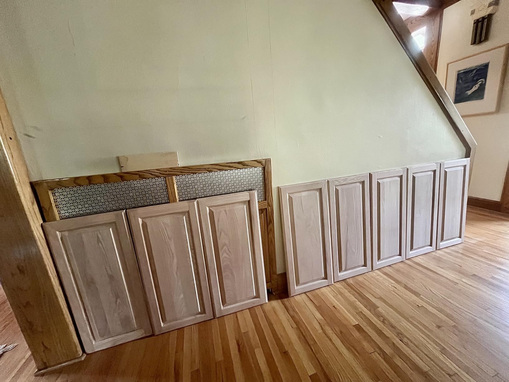 Unfinished Kitchen Cabinet Door Replacement | Raised Panel | Solid Wood | Ready to Paint or Stain | 14.75W x 22.5H customer photo 2