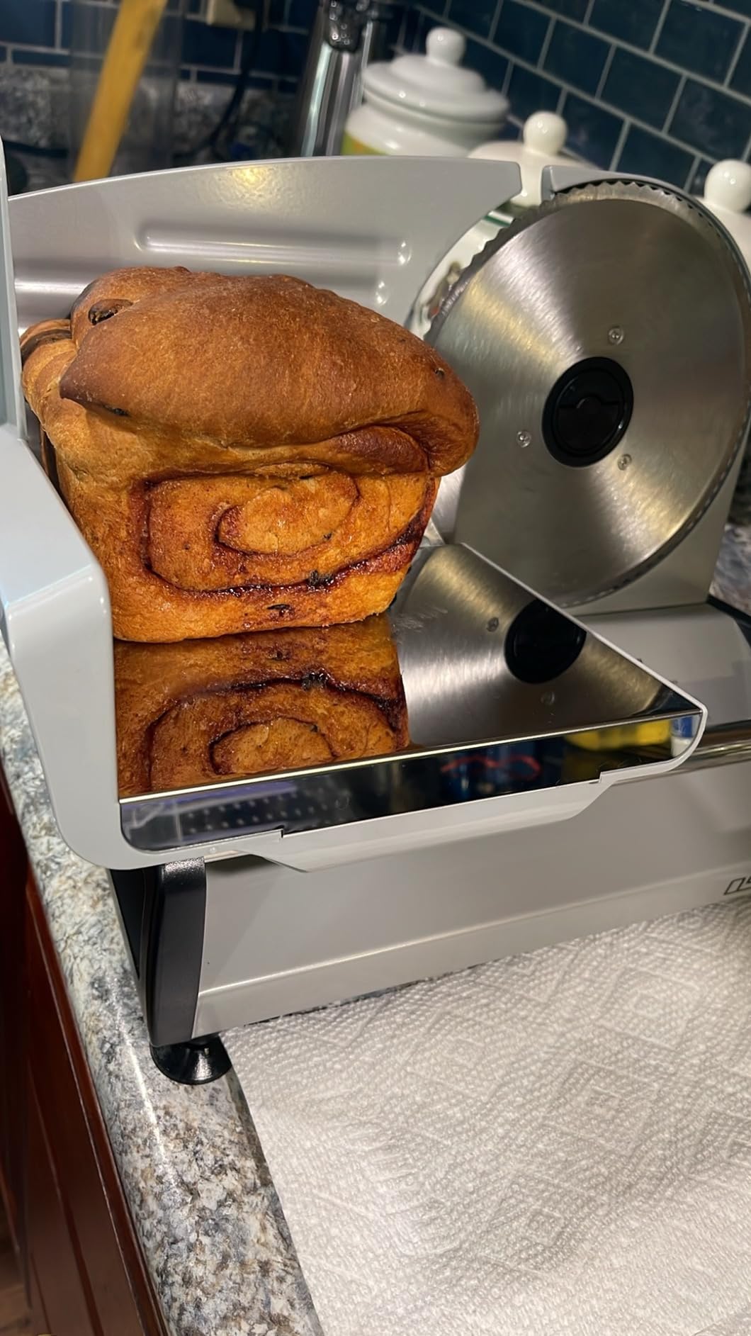 OSTBA Electric Meat Slicer with Two 7.5