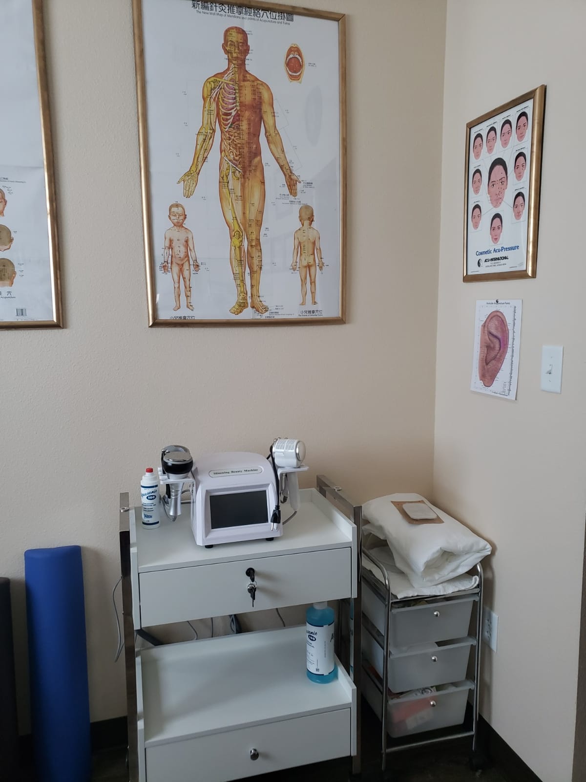 Supreme Medical Dental Mobile Utility Cabinet with Steel Frame and Two Drawer With One lockable Drawer cart customer photo 1