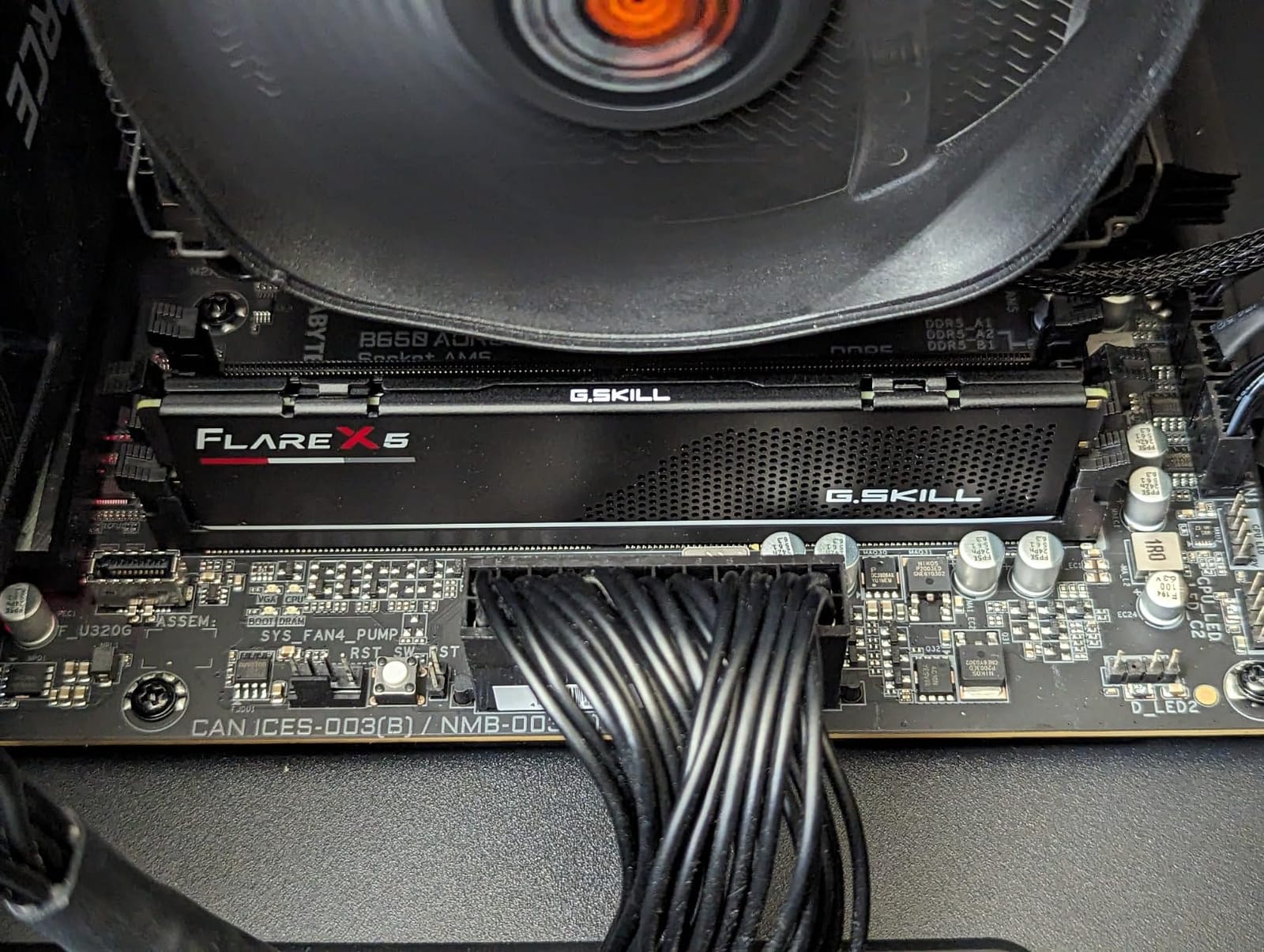 G.SKILL Flare X5 Series DDR5 RAM (AMD EXPO & Intel XMP 3.0) 32GB (2x16GB) 6000MT/s CL36-36-36-96 1.35V Desktop Computer Memory U-DIMM - Matte Black customer photo 1