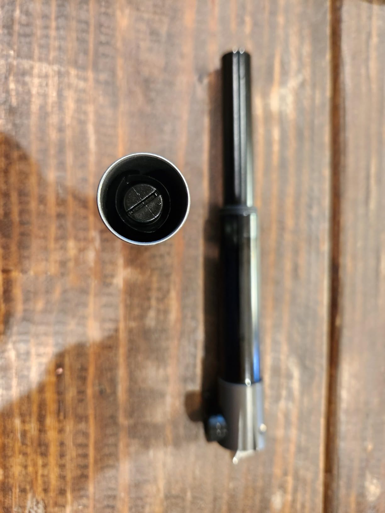GIYO Small Bike tire Pump Schrader & Presta Valve for MTB 80 PSI Telescopic Barrel All Metal CNC Portable Mini Bike Pump Secure Valve Lock for Easy Pumping | Taiwan Made GM043 customer photo 1