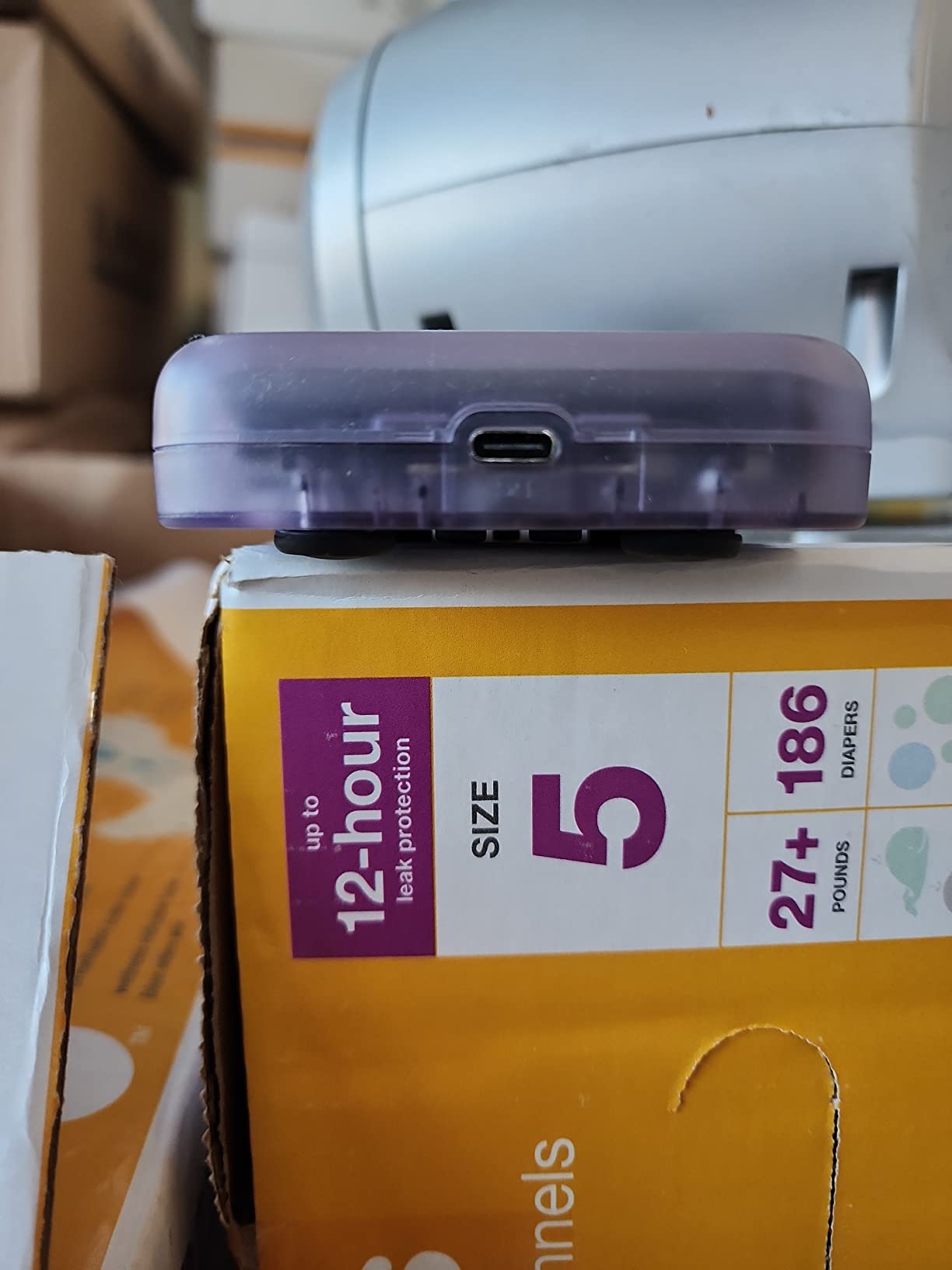 Voacle Anbernic RG353V Retro Handheld Game Console, Dual OS Android 11 and Linux System Support 5G WIFI 4.2 Bluetooth Moonlight Streaming TV Output 64G SD Card 4452 Games (RG353V-Purple) customer photo 2