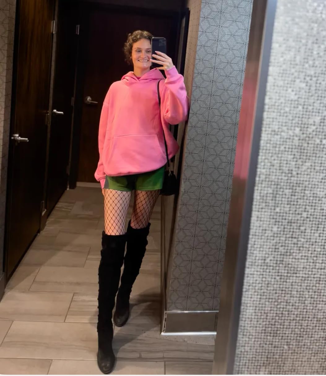 Women's Basic Hoodie Oversized Sweatshirt with Pockets customer photo 1