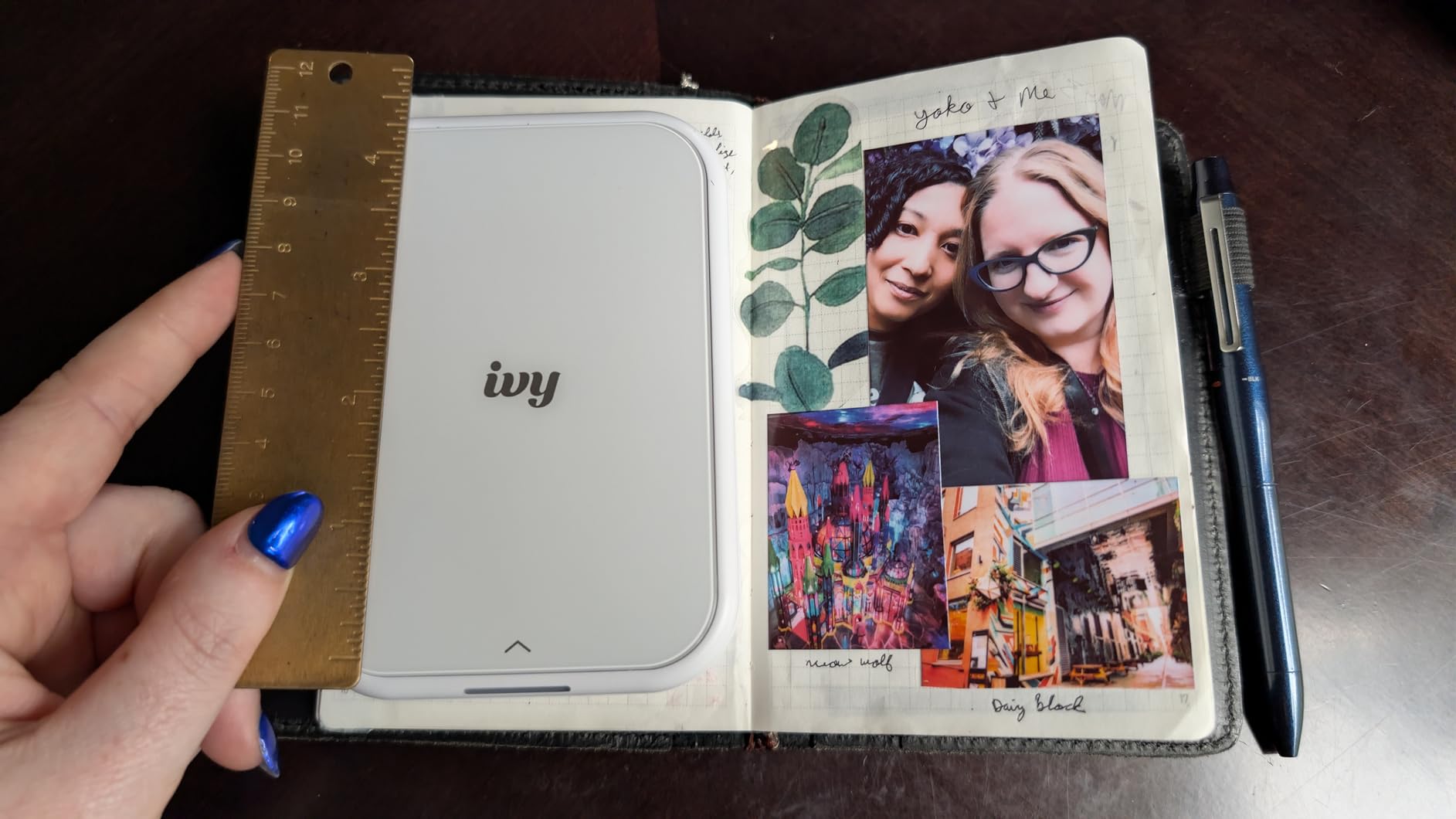 Canon Ivy 2 Mini Photo Printer, Print from Compatible iOS & Android Devices, Sticky-Back Prints, Blush Pink customer photo 2