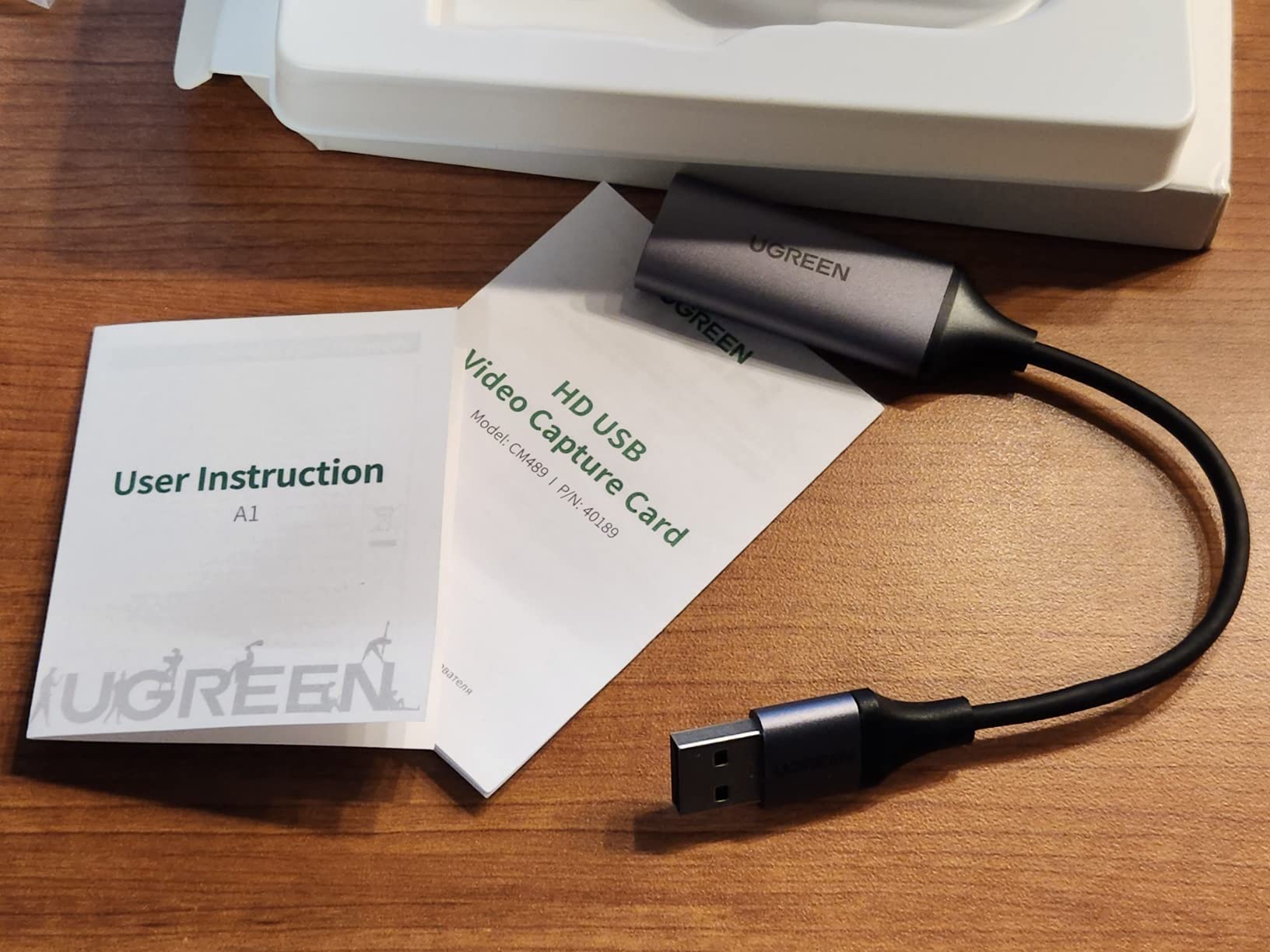 UGREEN Full HD 1080P 30fps Video Capture Card 4K HDMI to USB 2.0 customer photo 1