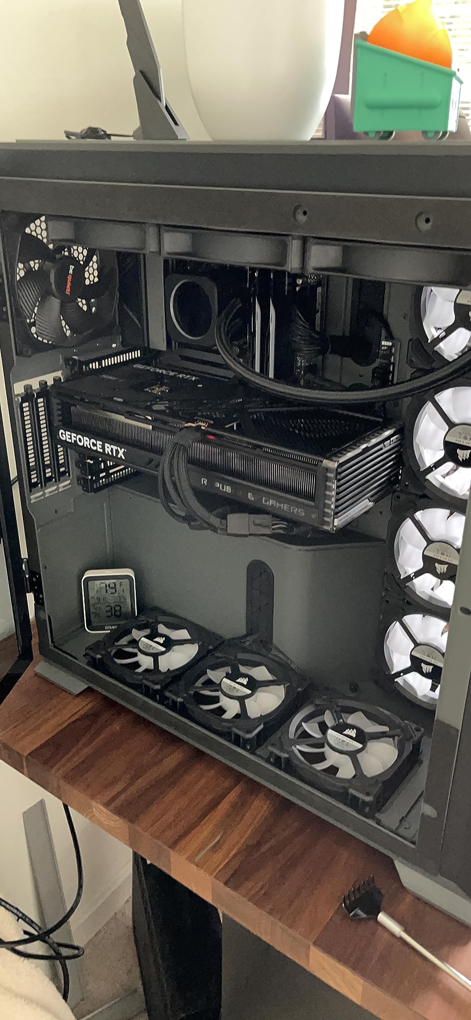 ASUS ROG Strix GeForce RTX 4090 OC Edition Gaming Graphics Card (PCIe 4.0, 24GB GDDR6X, HDMI 2.1a, DisplayPort 1.4a), 3 Year Warranty customer photo 2
