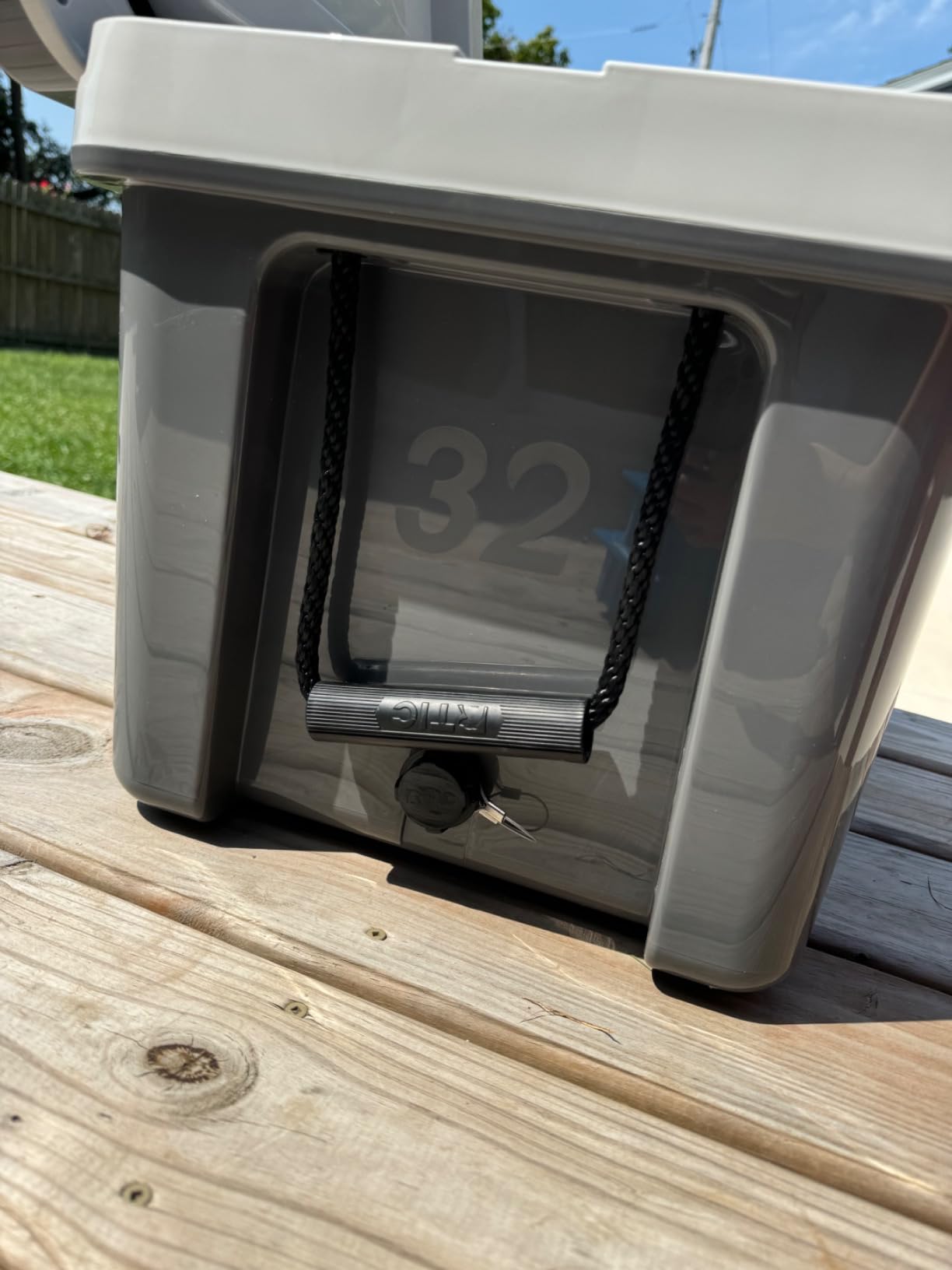 RTIC 32 QT Ultra-Light Hard Cooler | Portable Hard Ice Chest Box for Beach, Drinks, Camping, Picnic, Fishing, Boat, Barbecue, 30% Lighter Than Rotomolded customer photo 1