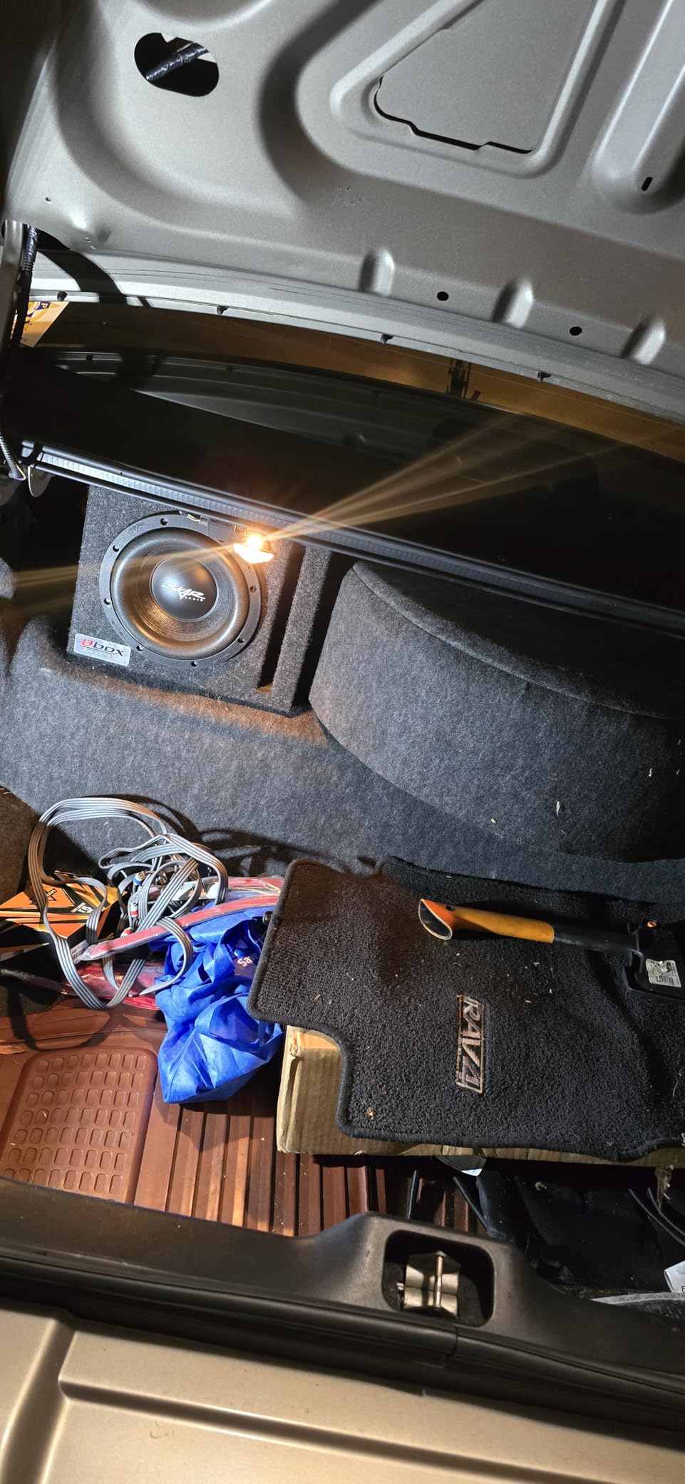 Atrend Bbox 12SVSC Single Vented 12 Inch Subwoofer Box - Premium Subwoofer Box Improves Audio Quality, Sound & Bass - Car Subwoofer Boxes & Enclosures with Nickel Finish Terminals customer photo 1