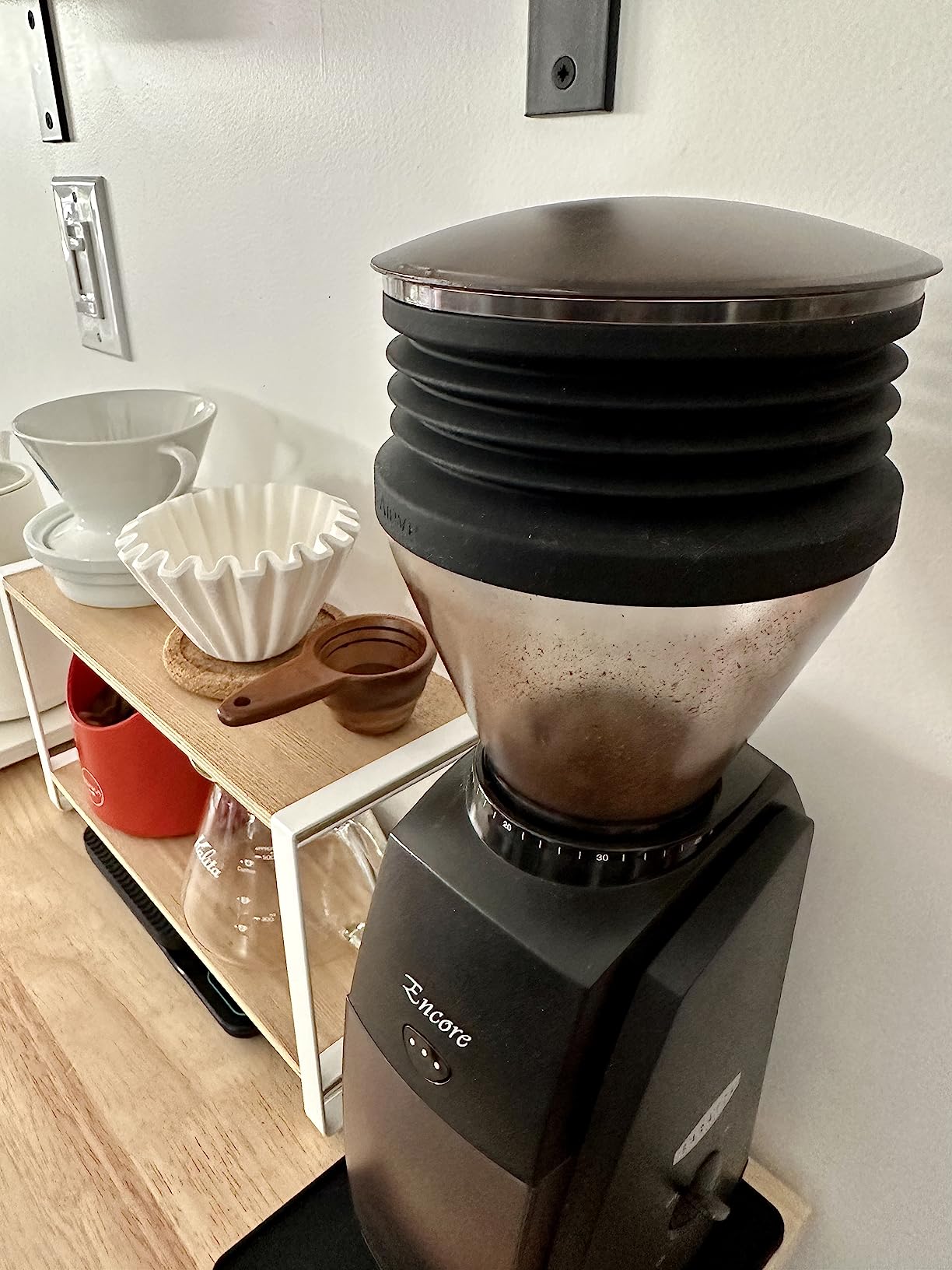 Aieve Silicone Coffee Hopper Bellow for Baratza Encore ESP/Virtuoso Grinder | Single Dose Hopper Bellow for Reduce Coffee Grinds Retention Espresso Accessories customer photo 1