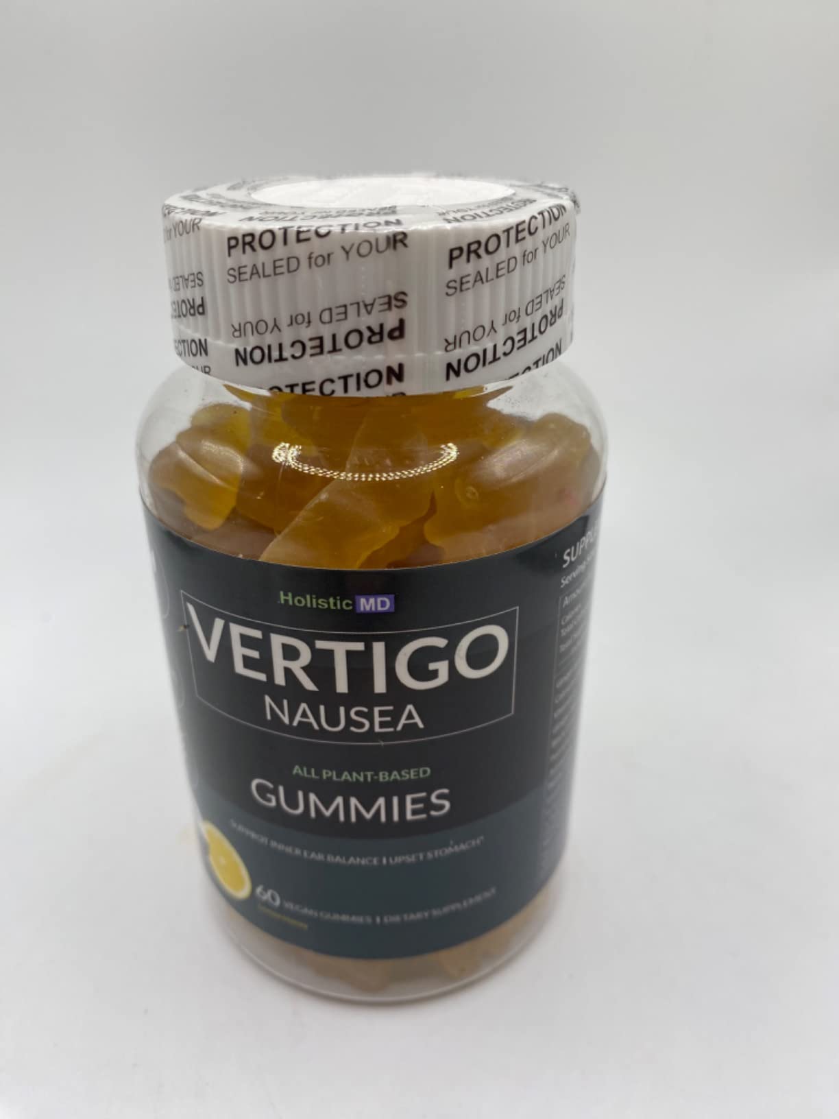 Vertigo Relief Products Clinically Studied Kudzu Gingko Astragalus Ginger Black Cohosh & Peony Flower | Nausea Vertigo Dizziness Relief | Plant-Based Formula Non GMO | Lemon Flavor 60 Gummies customer photo 2