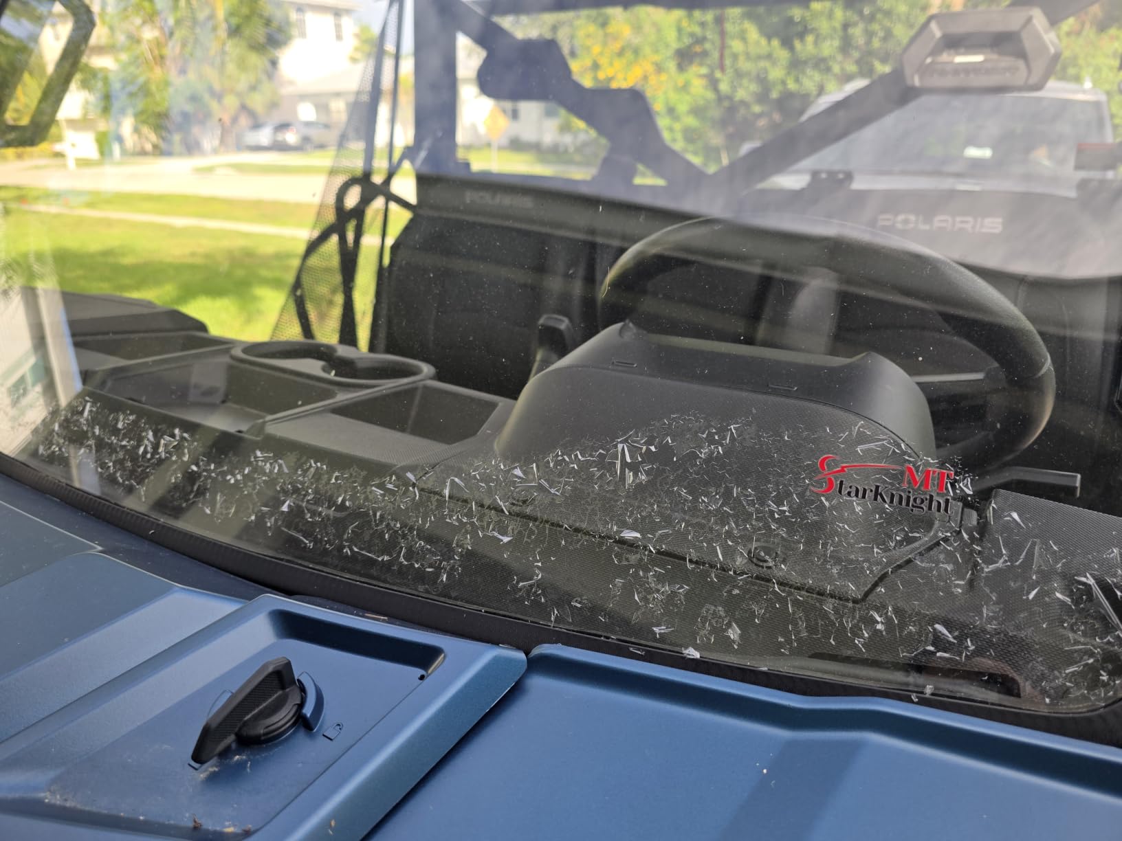 StarknightMT Full Front Windshield Compatible with Polaris Ranger XP 1000/Crew 2017-2026 Ranger 1000/Crew 2020-2026 Ranger XP 900/Crew Hard Coated Clear Window PC Scratch Resistant Tool-Free Install customer photo 2