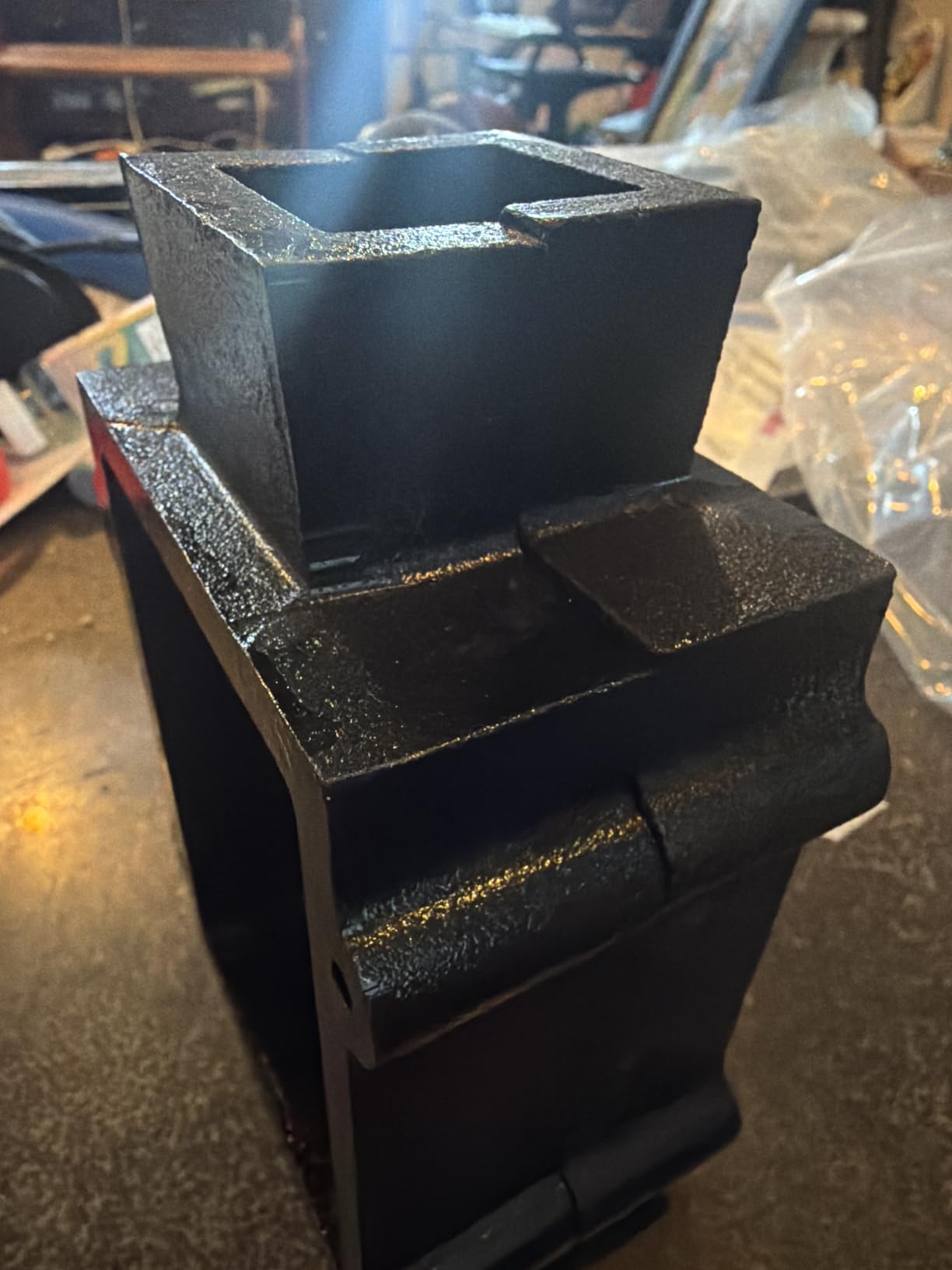 2-Part Cast Iron Flask Mold Frame for Sand Casting Jewelry Metal Casting Making Tool customer photo 1
