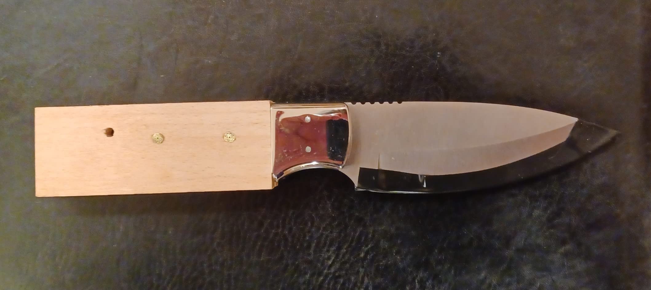 Knife Making Kit DIY Gift for Men - Gift Set, Complete Tools, & Accessories to Make Knife, Stainless Steel Bushcraft Blade, Beginners Guide, Husband Boyfriend Dad Handwork Hobbies, Gift for Him customer photo 2