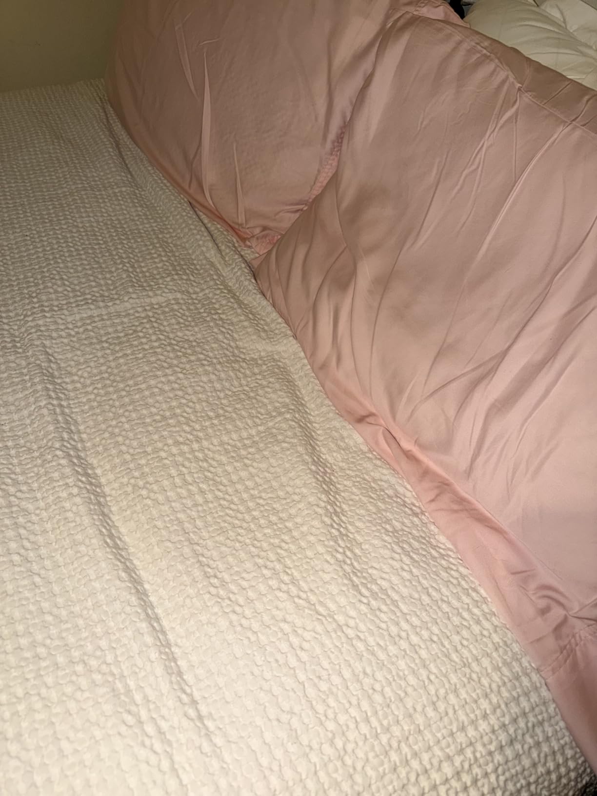 Bedsure PureWoven 3 Pieces 100% Cotton Waffle Duvet Cover Set, Queen, Linen | Waffle Weave Texture, Soft, Skin-Friendly, Breathable, All-Season, Machine Washable, Home Decor Gift, Good Housekeeping Seal customer photo 1