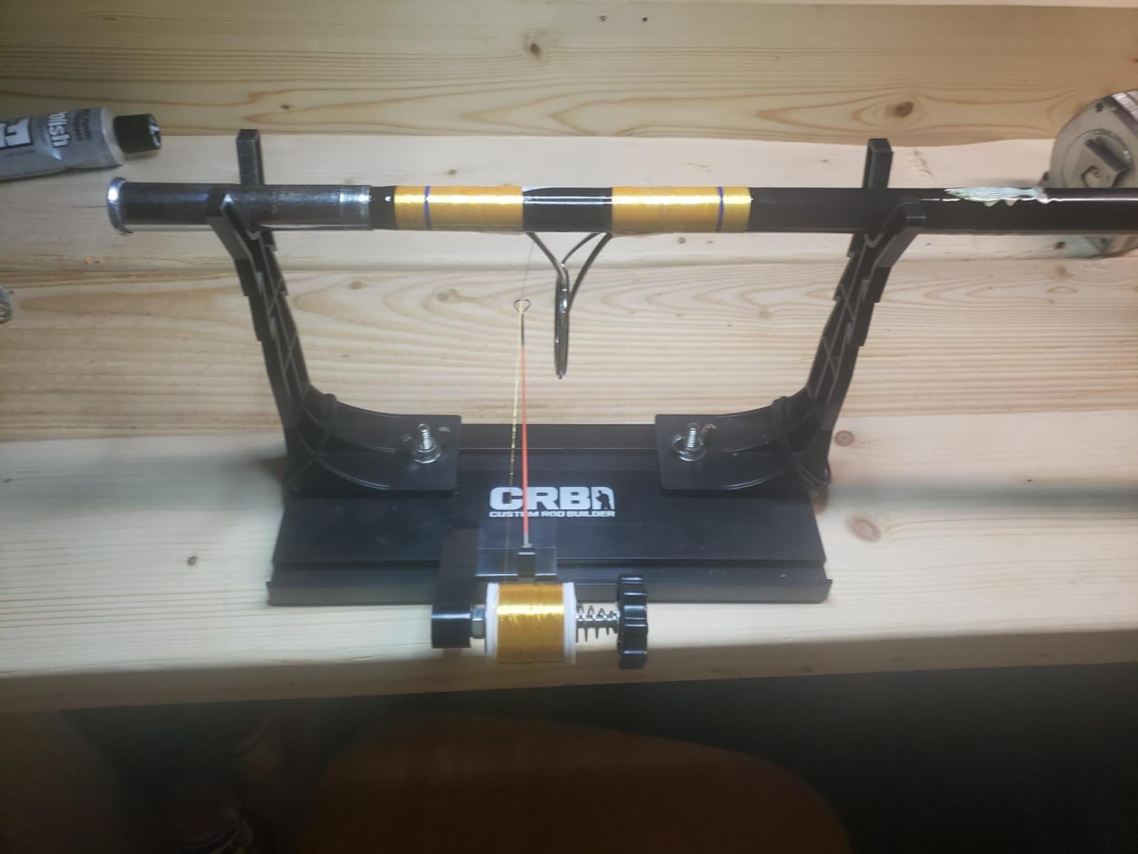 CRB Core Hand Wrapper - Rod Building System with Adjustable Rod Stands, Thread Carriage & Integrated Tensioner - Compact, Stable Platform for Custom Rod Building & Repairs customer photo 2