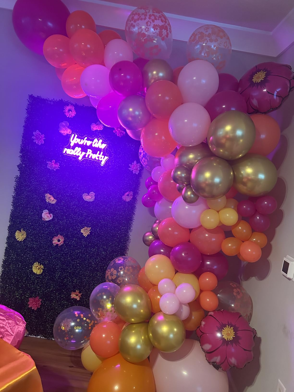 You are like really pretty Led Neon Sign, neon lights with USB for room decor, Pink neon sign for teen girl room decor, light up sign for wall decor customer photo 1