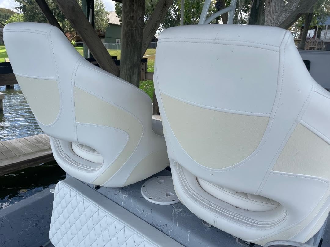 Premium Captains Bucket Seat Sports Flip Up Boat Seat with Seat Cover customer photo 1