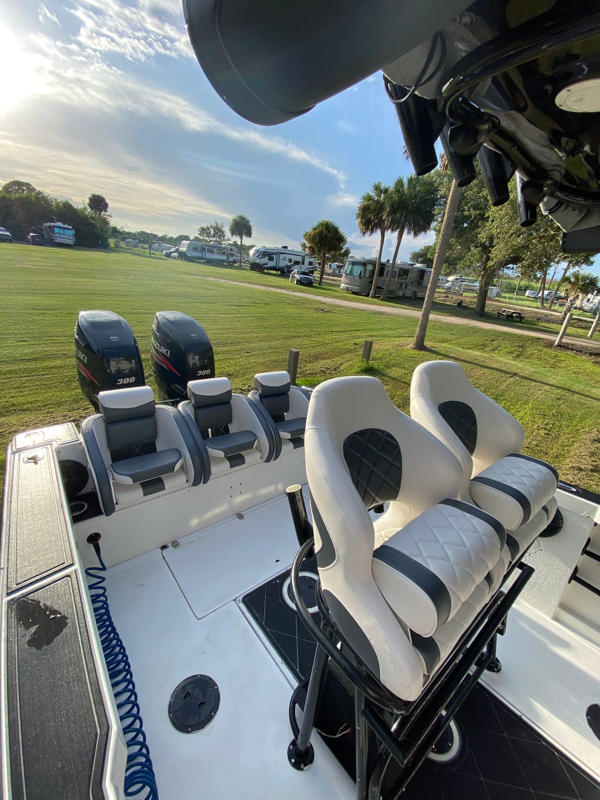 Premium Captains Bucket Seat Sports Flip Up Boat Seat with Seat Cover customer photo 2