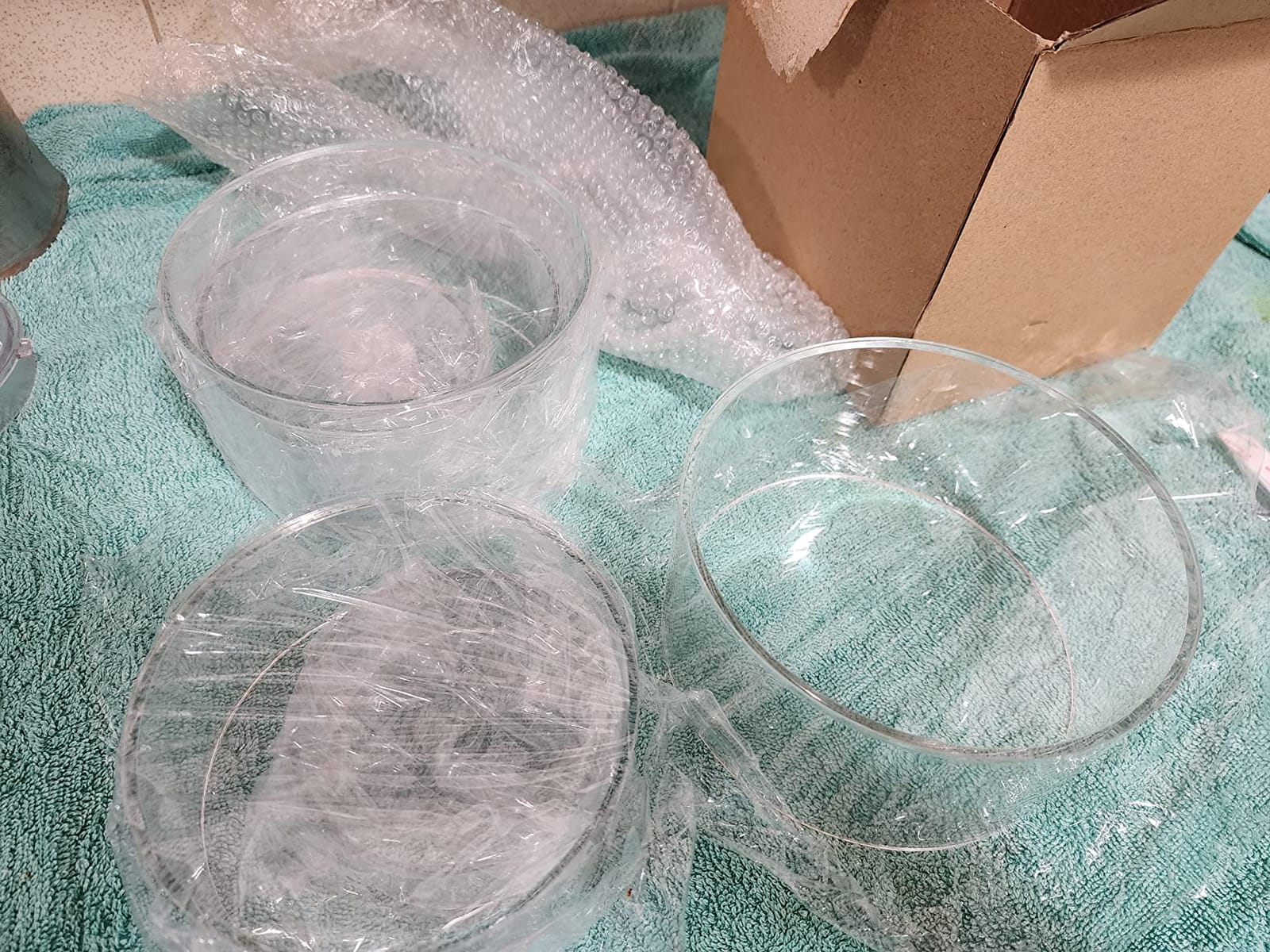 Jerify 6 Pcs Acrylic Risers Display Stands, 3 Sized Clear Round Stands | 5.91