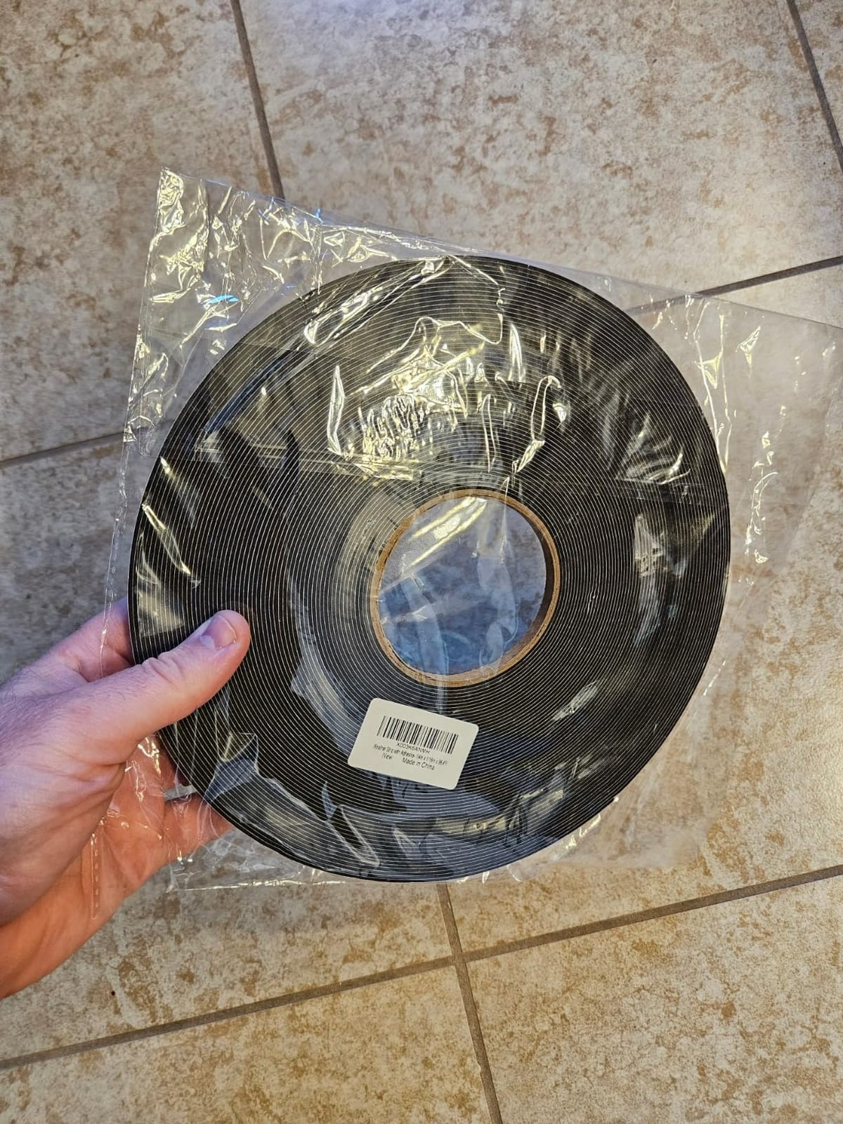 Kikerike Self Adhesive Foam Tape Weatherstrip 1/2In x 1/4In x 42Ft customer photo 1