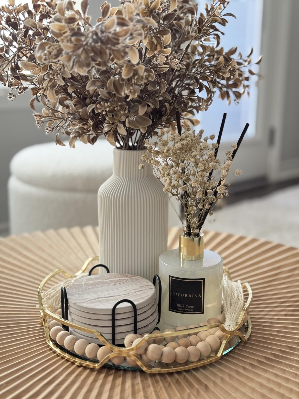 Cocorrína Reed Diffuser Sets, 6.7 fl oz. Black Forest Diffuser with Sticks Home Fragrance Reed Diffuser for Bathroom Shelf Decor customer photo 1