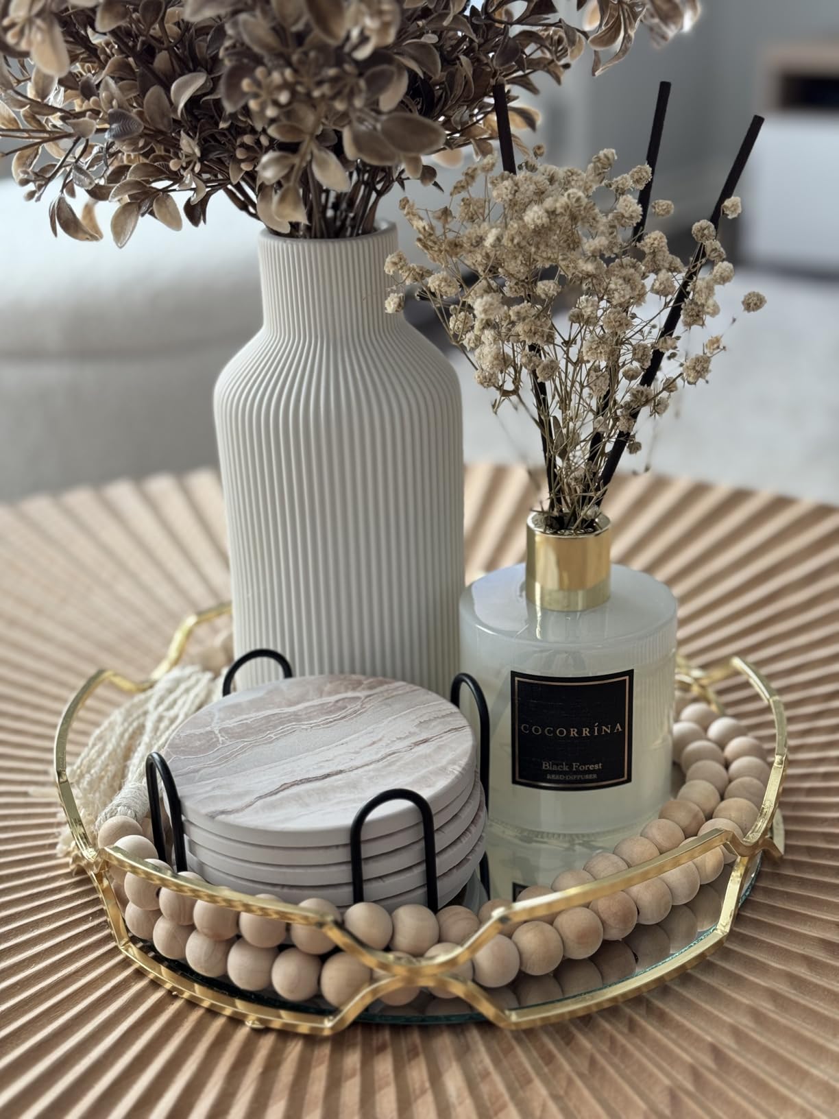Cocorrína Reed Diffuser Sets, 6.7 fl oz. Black Forest Diffuser with Sticks Home Fragrance Reed Diffuser for Bathroom Shelf Decor customer photo 2