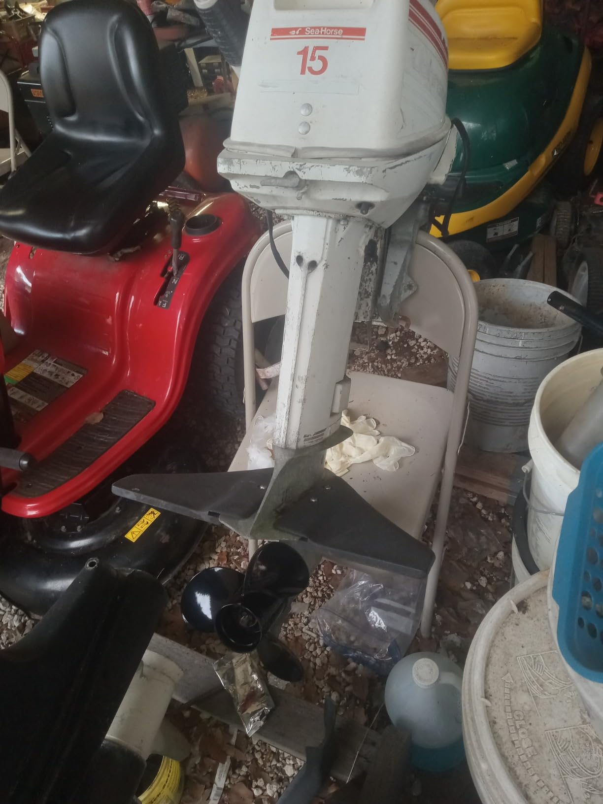 9 1/4x10 Boat Propeller for BRP Johnson Evinrude 8-15HP 13 Spline RH | Replace OEM No. 778772, 9.25 x 10 Aluminum Outboard Propeller fit Evinrude OMC Stern Drive 8HP 9.9HP 12HP 15HP customer photo 2