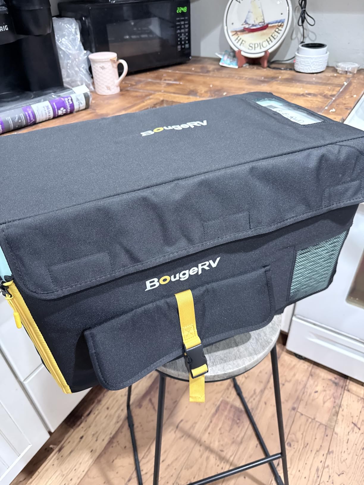 BougeRV 12v refrigerator 23 Quart, -8℉~50℉ Portable Freezer for Car, Black | No Ice Needed, Use as Fridge or Freezer, Fast 15-Min Cool to 32℉, 12/24V DC, 110V AC, Electric Cooler for Camping, Road Trip customer photo 2