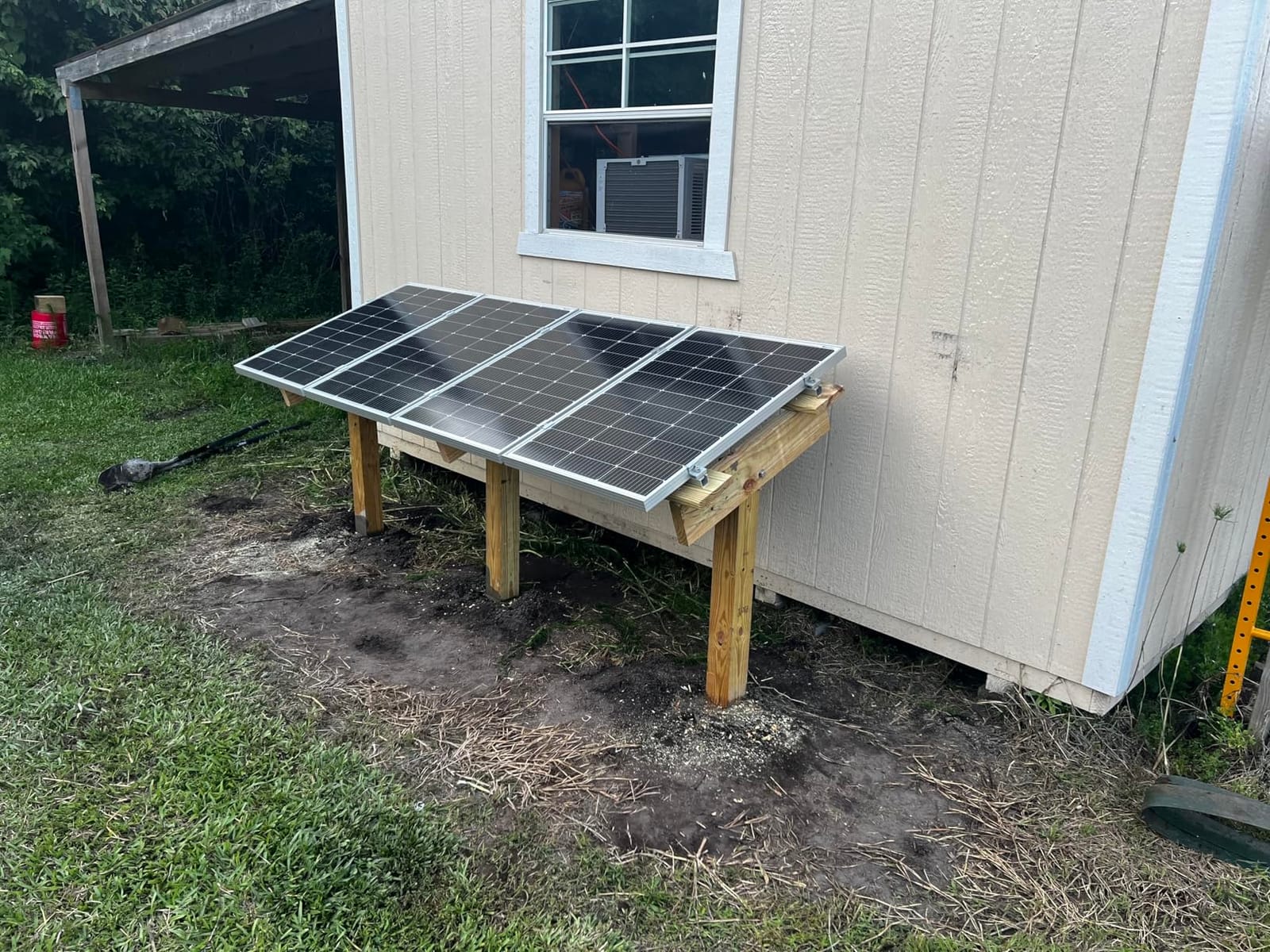 ECO-WORTHY 400 Watt 12 Volt Premium Solar Panel Kit: 4pcs 100W Solar Panel + 40A MPPT Charge Controller + Bluetooth Module + Mounting Z Brackets, 400W 12V Solar Power Off Grid System for Home, RV, Boat customer photo 2
