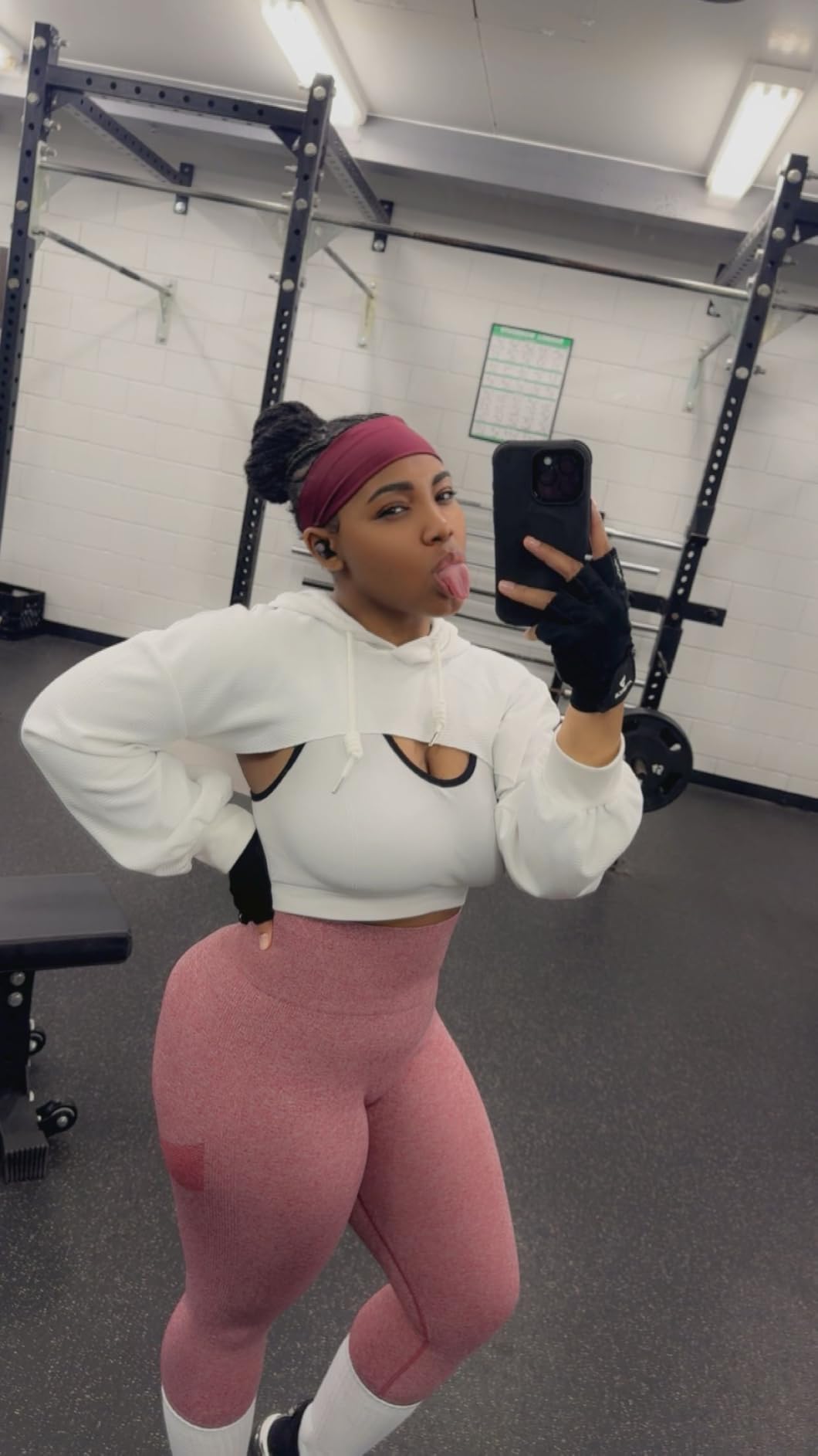 CHRLEISURE Workout Leggings Sets for Women, Gym Scrunch Butt Butt Lifting Seamless Leggings 3 Piece customer photo 2