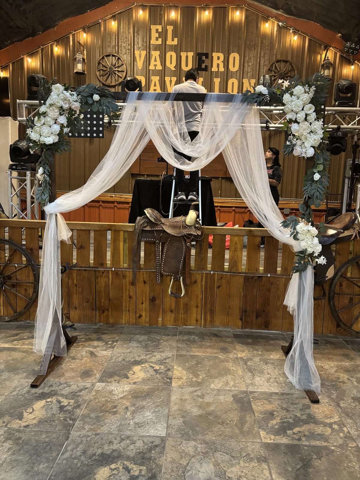 Wooden Wedding Arch 7.2FT Square Wood Arches Arbor Backdrop Stand customer photo 1