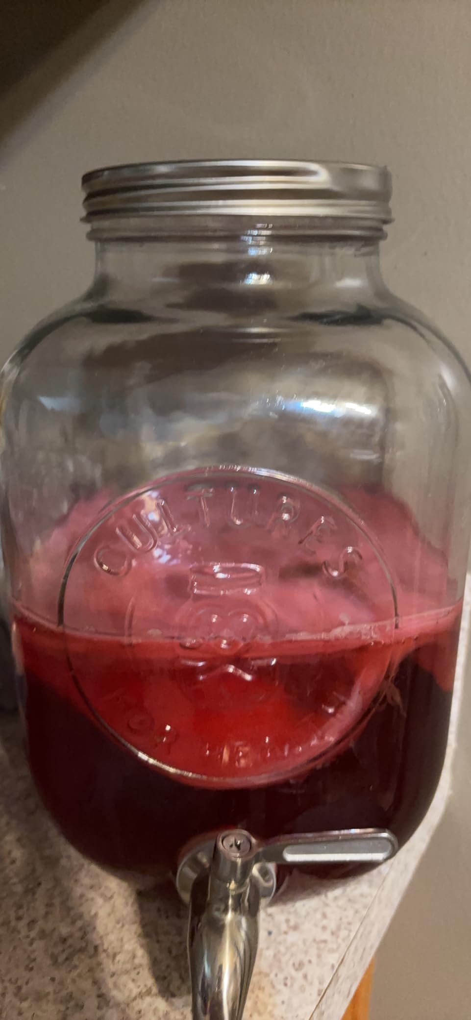Cultures for Health Continuous Kombucha Brewing Jar with Spigot | 5 Liter Glass Jar with Spout for DIY Fermentation | Long Term Kombucha SCOBY Hotel Jar | Daily Kombucha Tea Probiotic Drink Dispenser customer photo 2