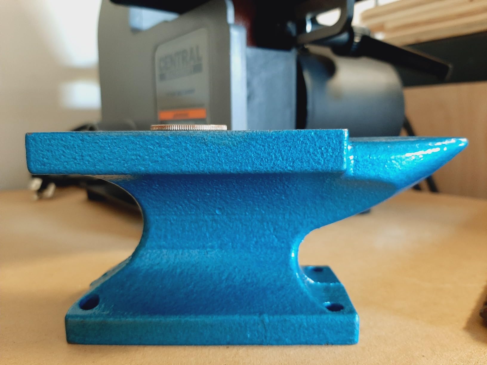 HimaPro Single Horn Anvil for Blacksmith Blue - Cast Iron Anvil - A Wonderful Tool for Jewelry Making and Metal Stamping (24 LBS) customer photo 2