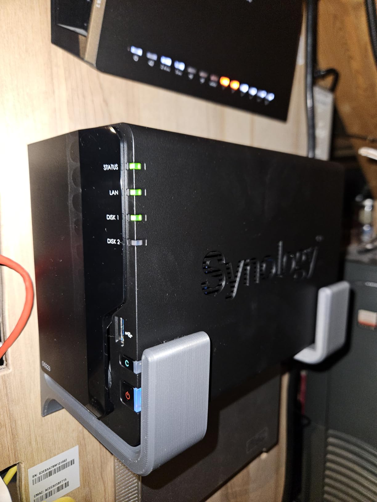 Synology DS223 Home & Office Backup Hub - Centralize Files, Protect Data & Monitor Property (2-Bay Diskless NAS) customer photo 1
