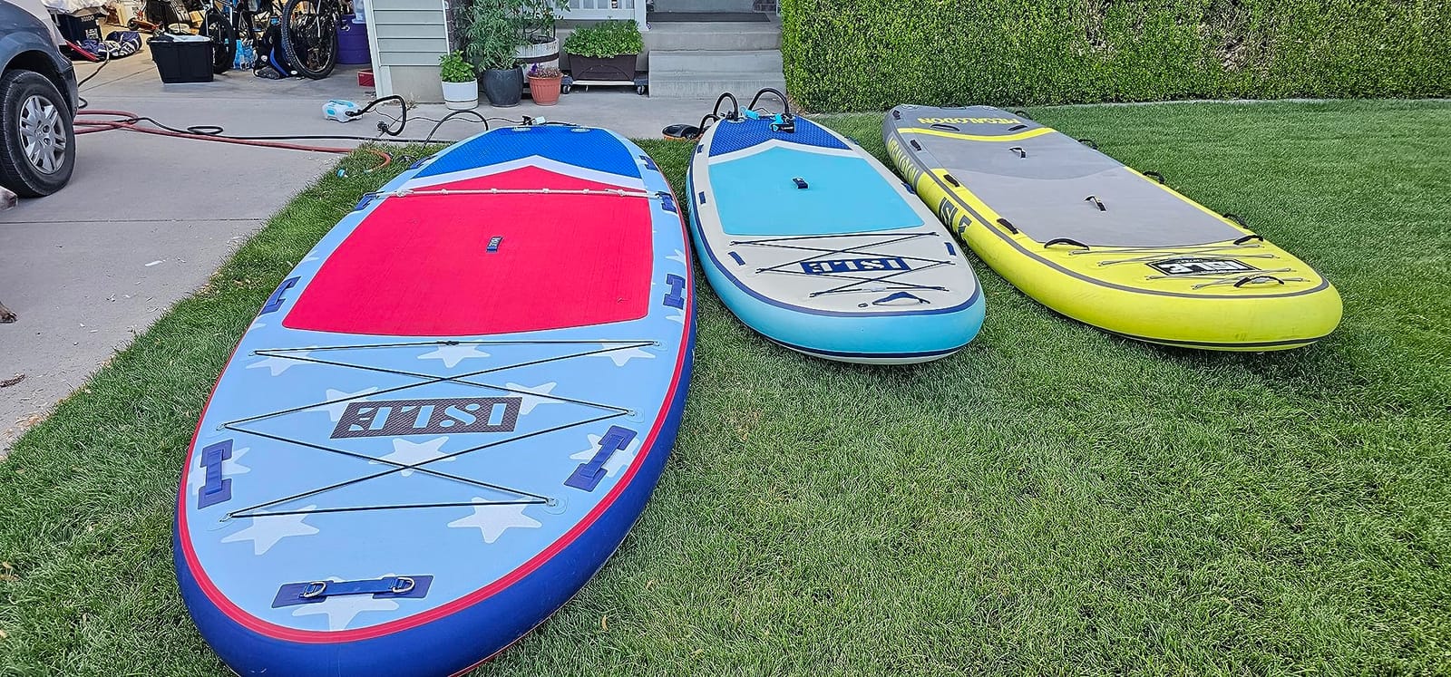 Swonder Seawolf Paddle Board Pump, 30% Faster 20 PSI SUP Electric Air Pump w/Dual Cylinder, Dual Stage & Active Cooling System, Supports 4 SUPs in a Row, 3 Colors Option customer photo 1