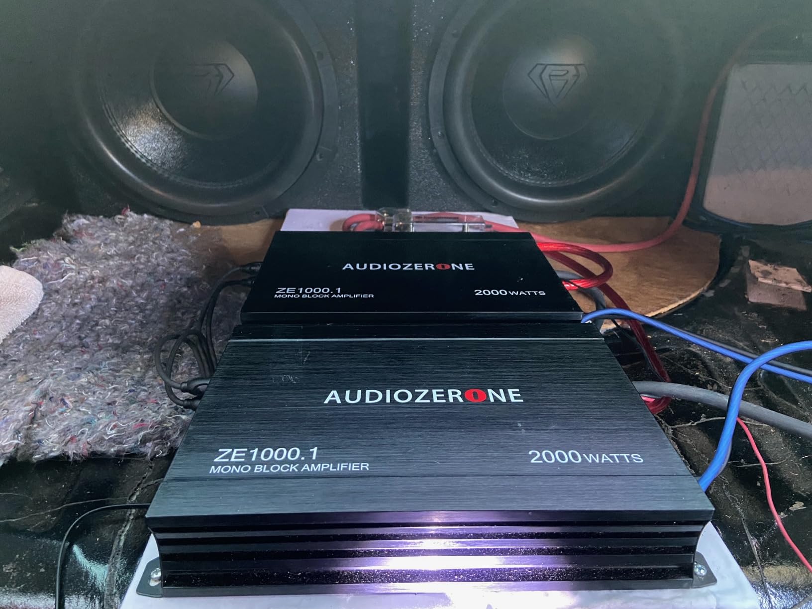 AUDIOZERONE Car Audio Amplifier ZE1000.1 2000W Monoblock Class D MOSFET Subwoofer Audio, 1-4 Ohm Stable, Low Pass Crossover, Mosfet Power Supply, Stereo customer photo 2