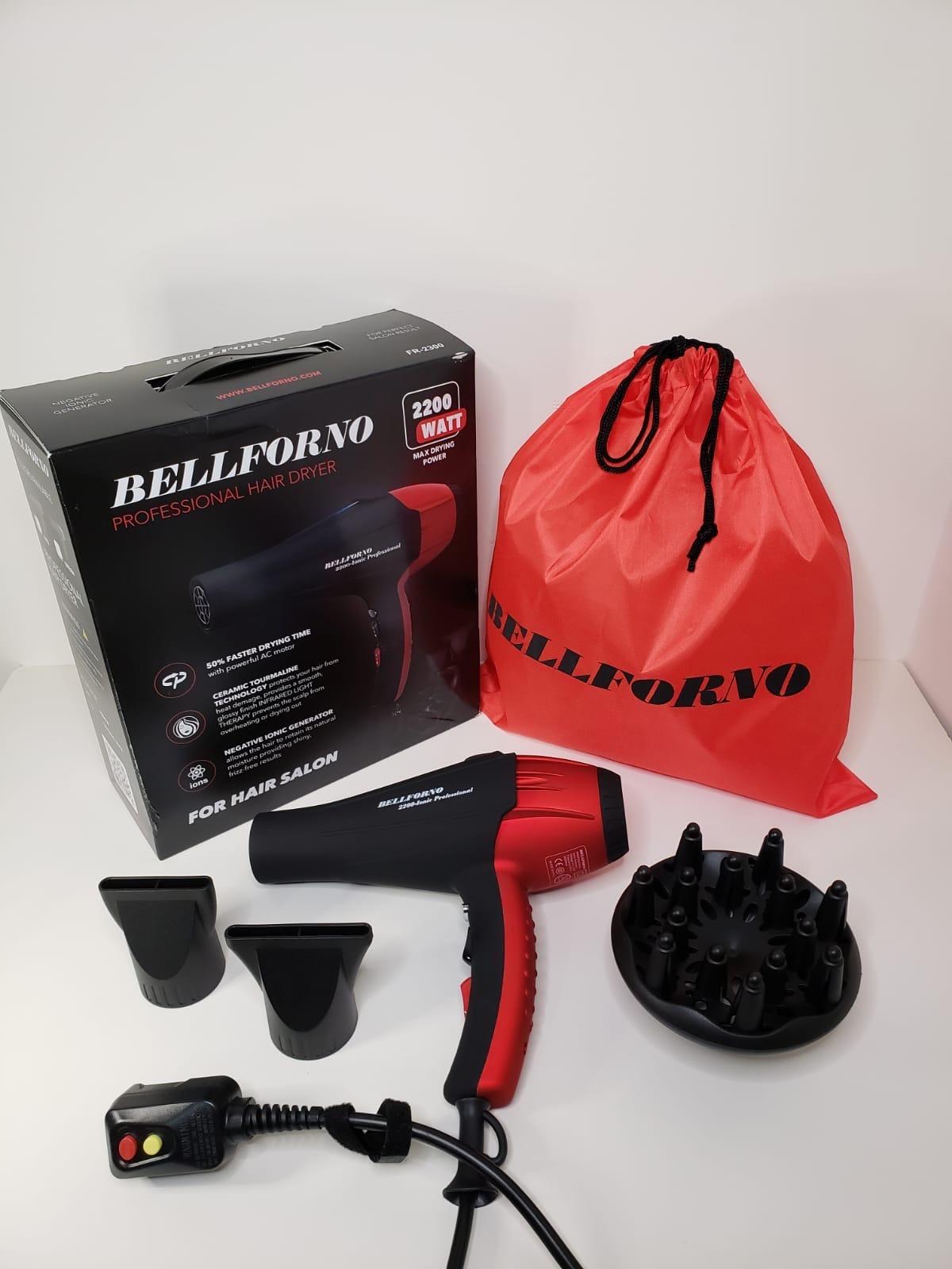 Professional 2200W Diffuser Hair Dryer for Curly and Natural Wavy Hair, Low Noise Negative Ionic Blow Dryer with Diffuser, The New Upgraded Motor & Ceramic Technology for Fast Drying by BELLFORNO customer photo 1