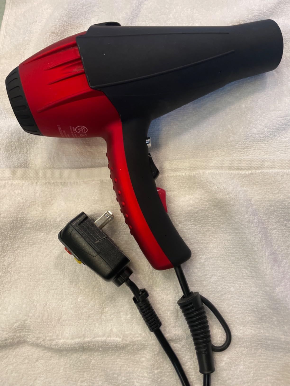 Professional 2200W Diffuser Hair Dryer for Curly and Natural Wavy Hair, Low Noise Negative Ionic Blow Dryer with Diffuser, The New Upgraded Motor & Ceramic Technology for Fast Drying by BELLFORNO customer photo 2